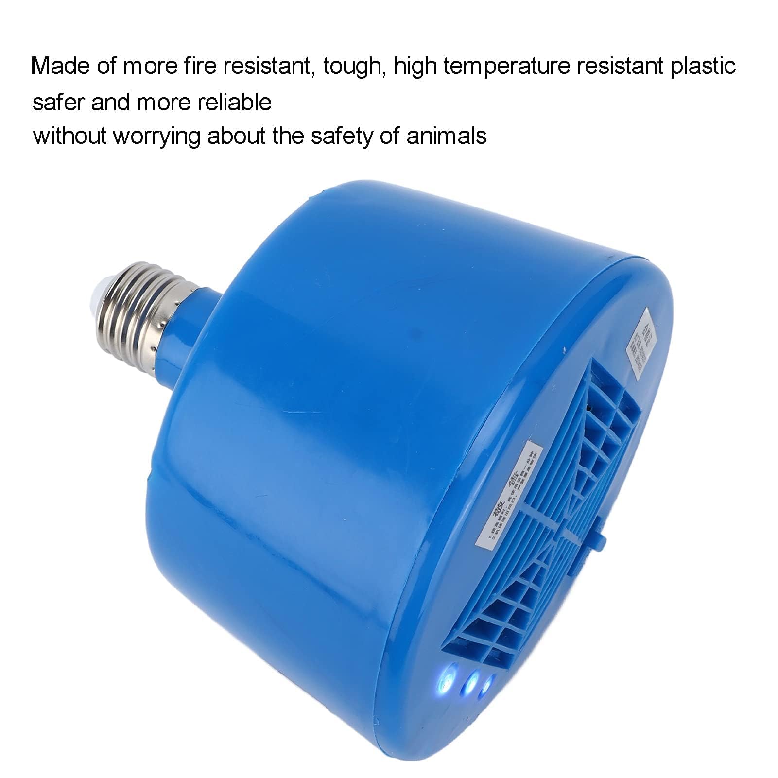 Lámpara de Calor E27 para Mascotas, Bombilla de Calefacción para Incubadora, Pollitos, Cerdos, Patos, Ganado, 220V