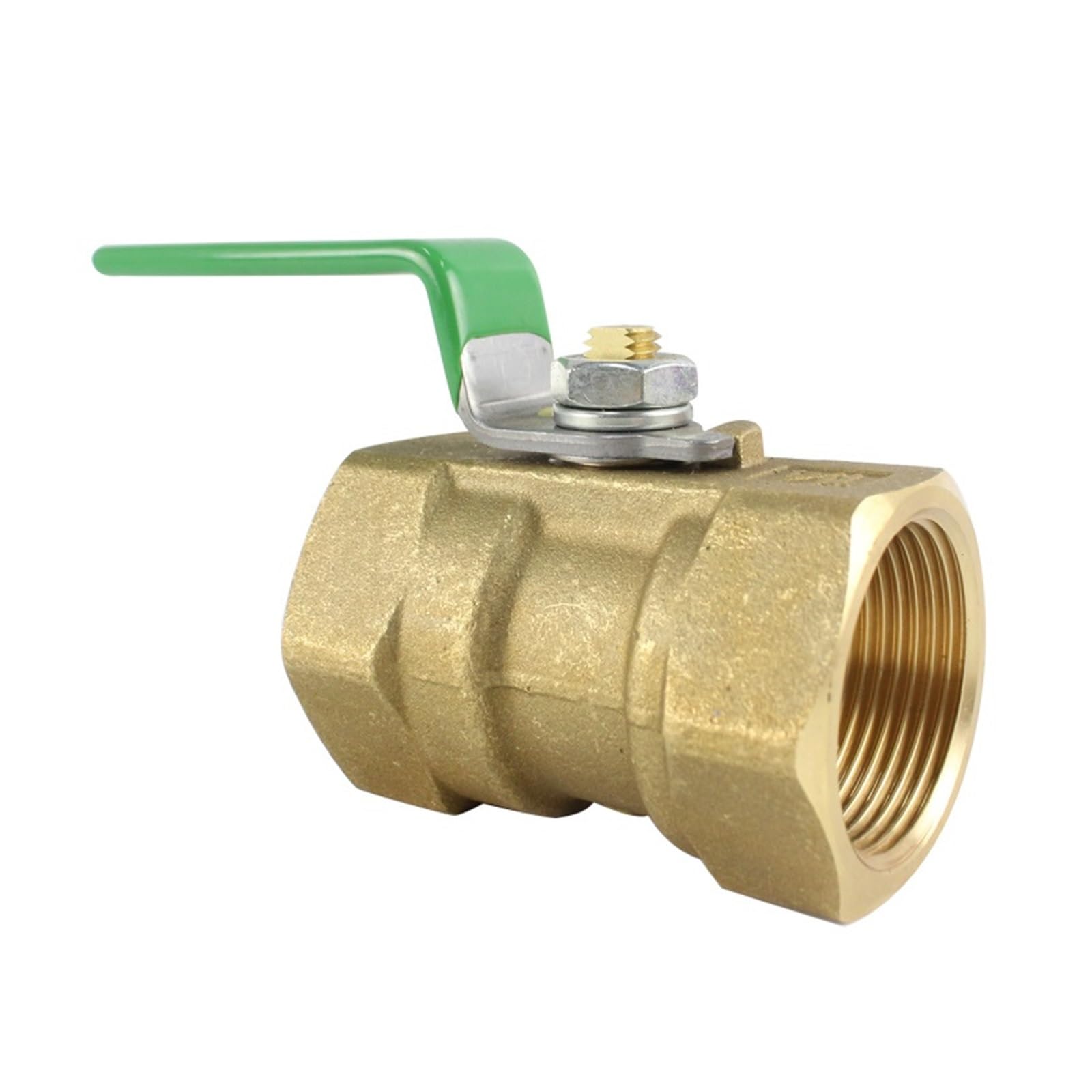 Válvula de Bola de 2 vías Válvula de Bola de latón Forjado TK600 de 1/2 Pulgada DN15, 3/4 Pulgada DN20, 1 Pulgada DN25 con Extremos roscados for Agua, Aceite y Gases.(DN10)