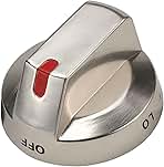 TOMOON DG64-00473A High - Strength Steel Stove Knobs Replacement for SAM-Sung Gas Range Oven - Perfect Fit for NX58H5600SS, NX58J5600SG/AA, NX58F5500SS & More Sa-msung Oven Gas Range Models