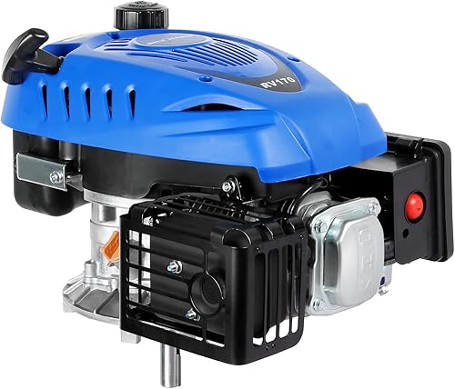 Bilt Hard - Motor de gasolina de eje vertical de 173 cc, motor de gasolina de 4 tiempos para podadora, rotocultor, desbrozadora, cumple con la