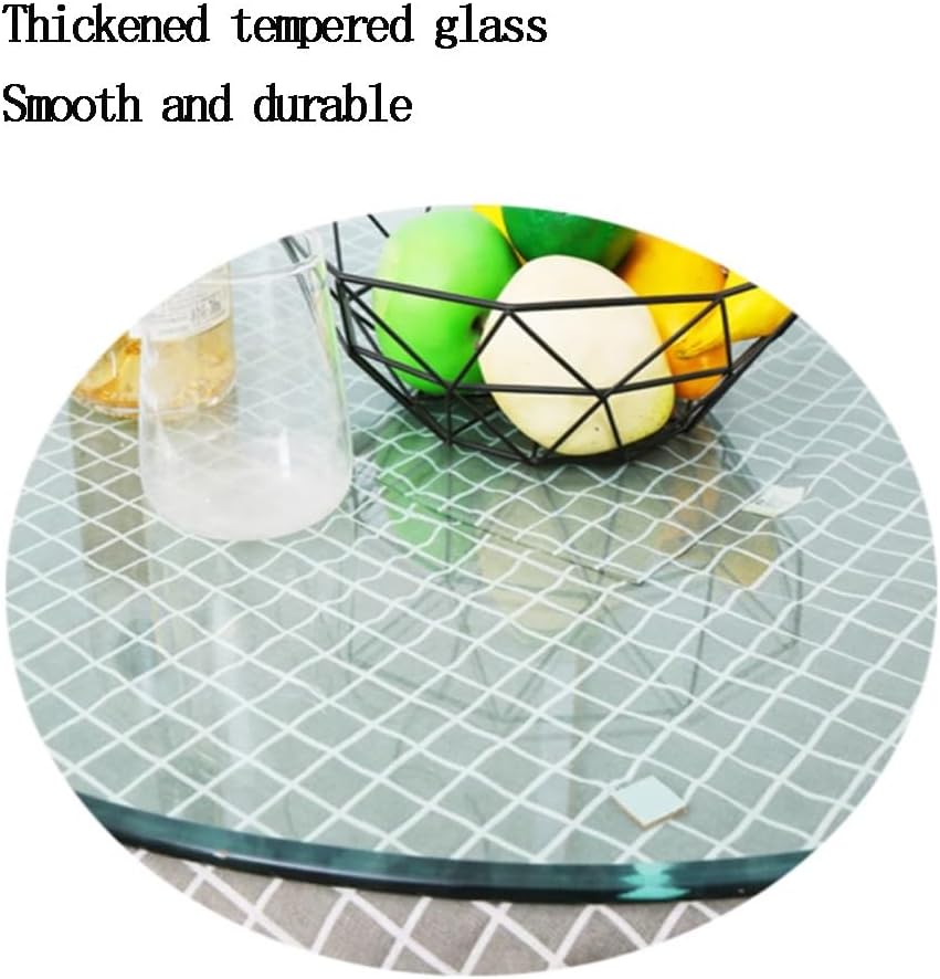 11-16inch Clear Glass Table Top for Dining Table, Small Home Coffee Table Top Round Smooth Tempered Glass Tabletop for Protect Countertop(11inch(28cm))