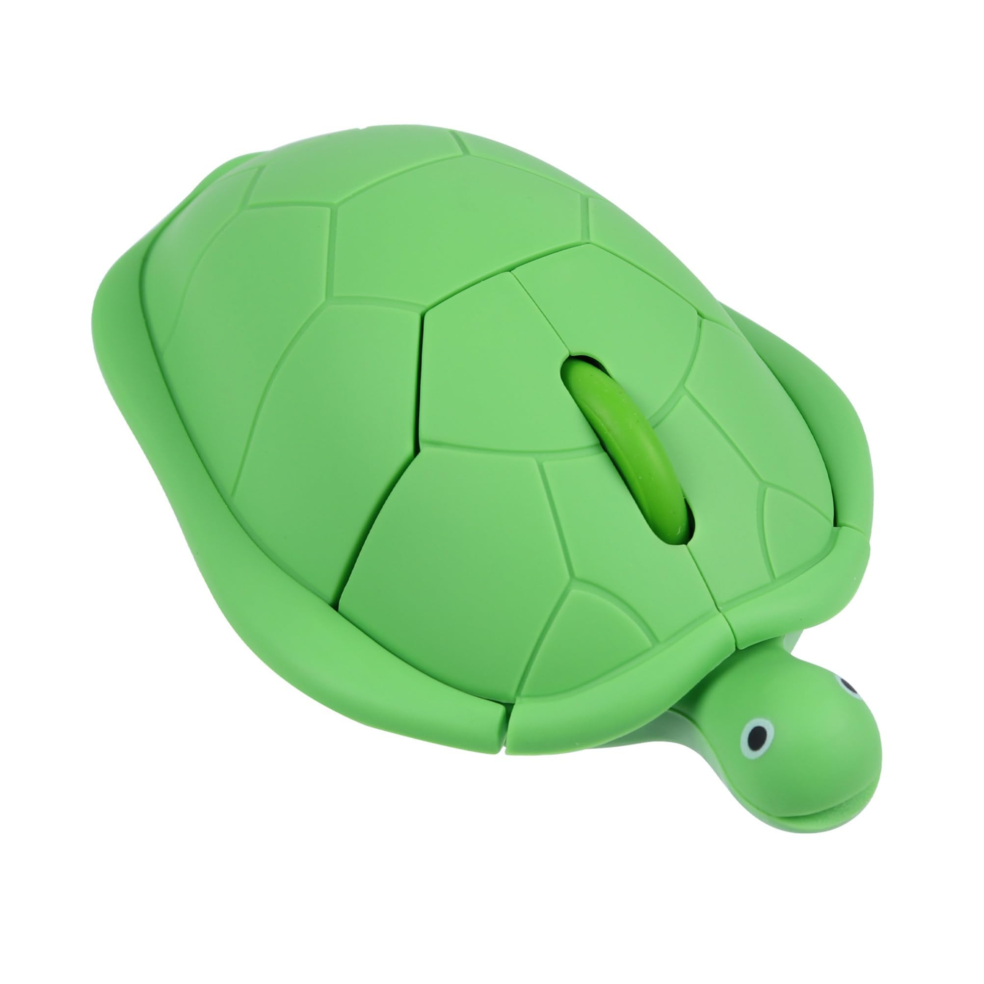Cute 2.4GHz Wireless Mouse, Animal Theme Turtle Shape Ergonomic Optical Computer Mice, Silent Cartoon Cordless Gaming Mouse with USB Receiver for PC Laptop PC Notebook MacBook Desktop Kids(green)-picture-11