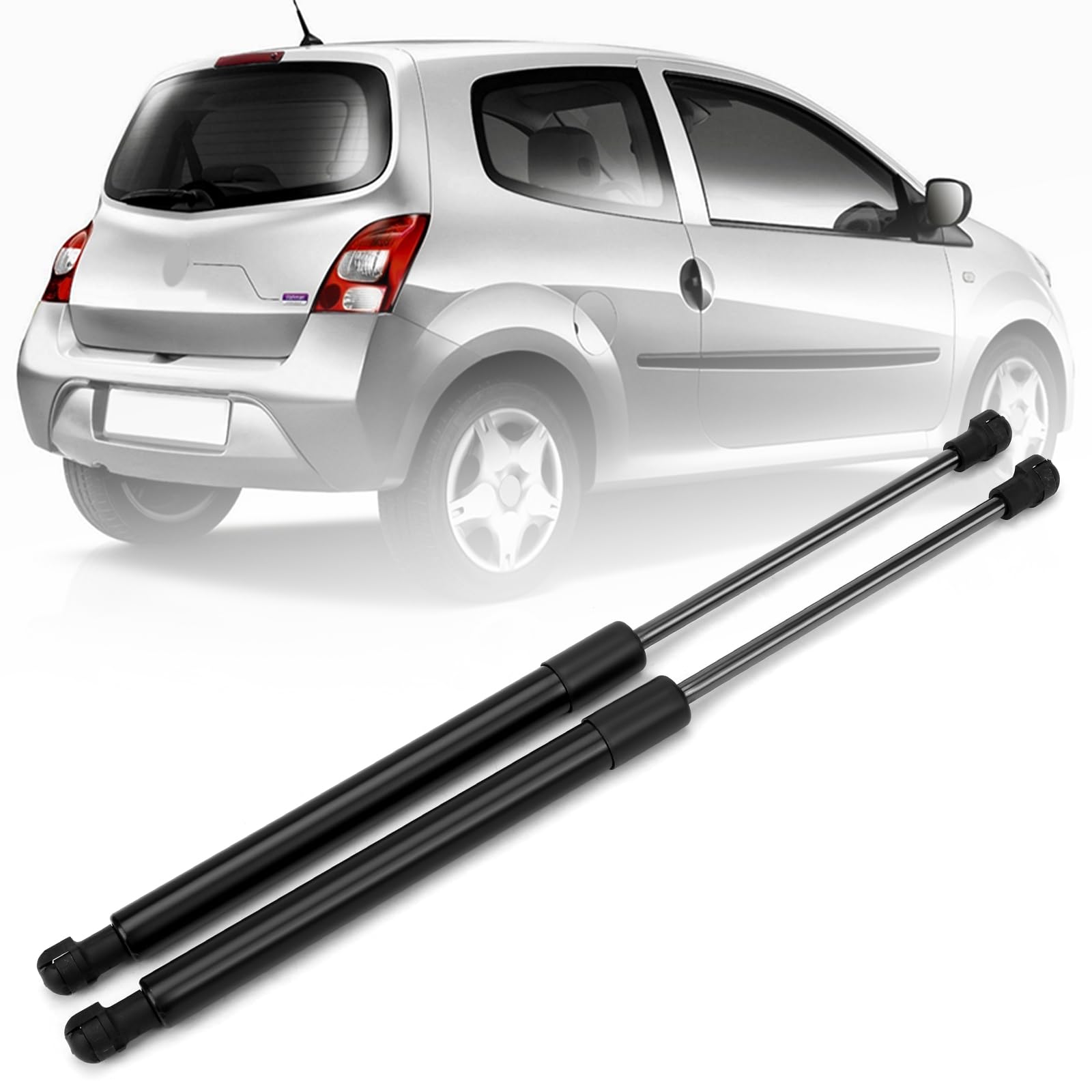 2 Verins de Coffre Compatibles avec Renault Twingo 2 (2007-2014), Vérin de Hayon Vérins à Gaz 8200385560