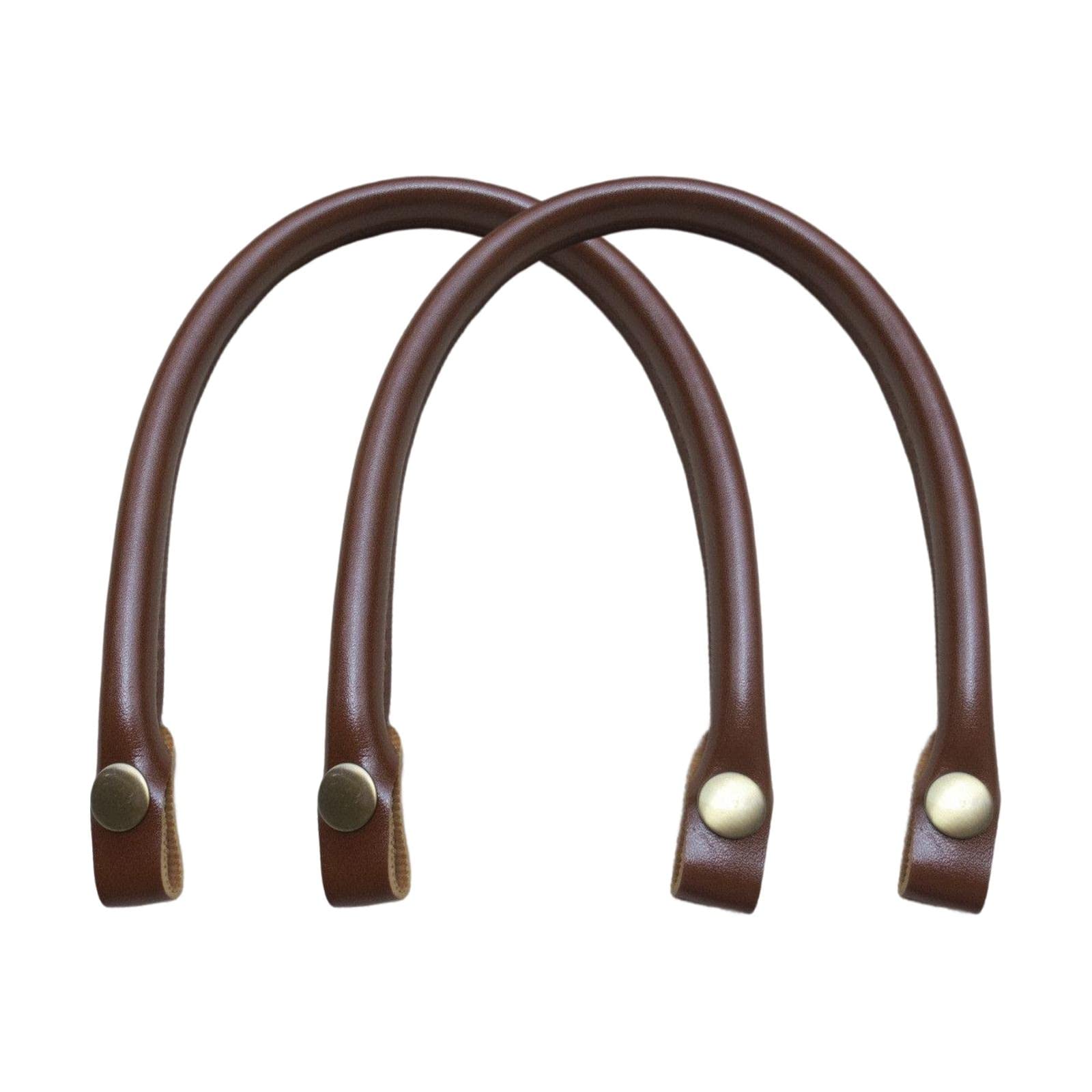 Meri SHOPP 2X PU Leather Bag Handles for Replacement Bag Making DIY Craft Brown Pu Leather Clothing, Shoes & Accessories | Womens Handbags & Bags | Handbag Accessories-image-8