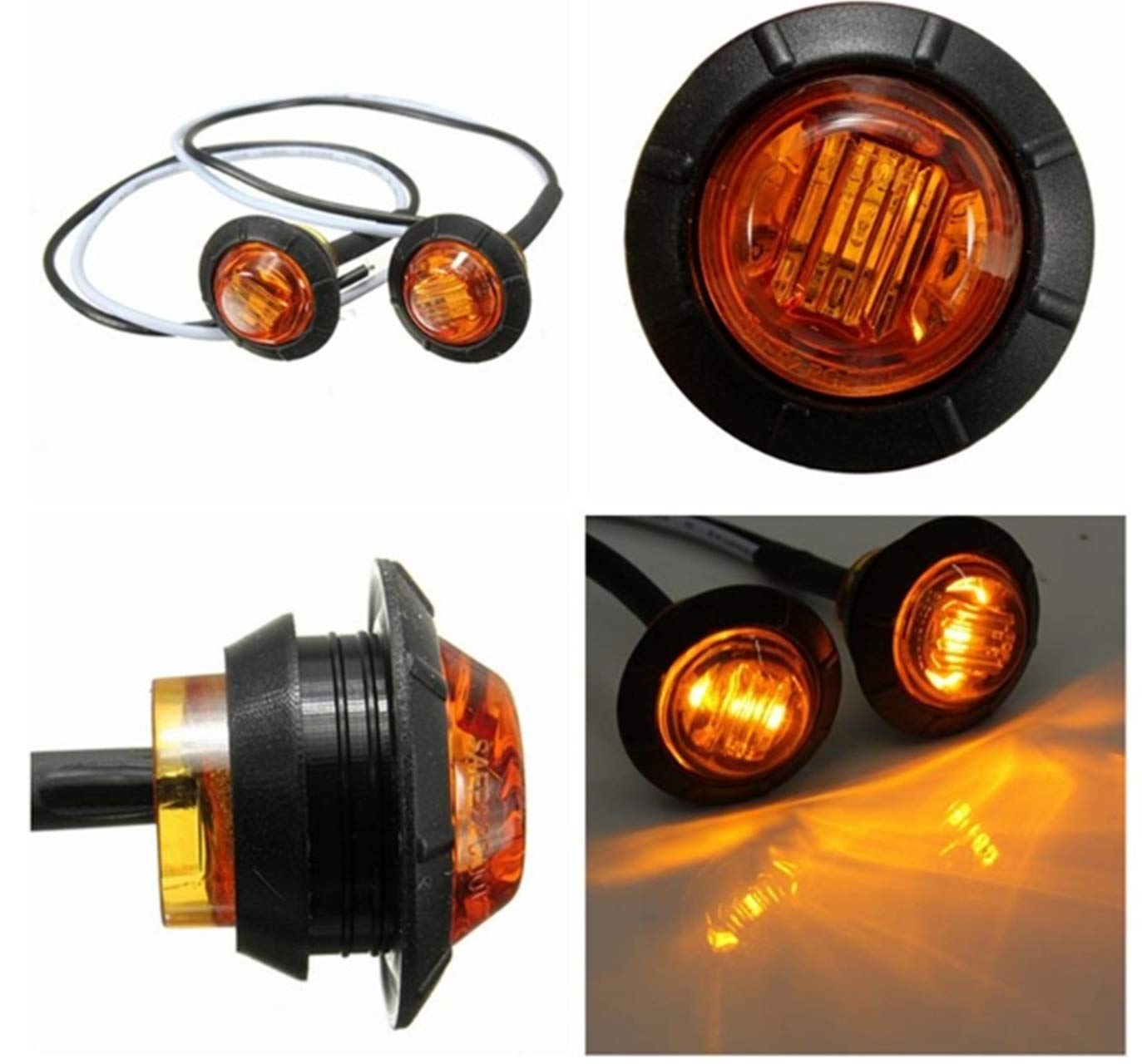 Amazon | S.fields.inc カウル ウインカー サイドマーカー LED