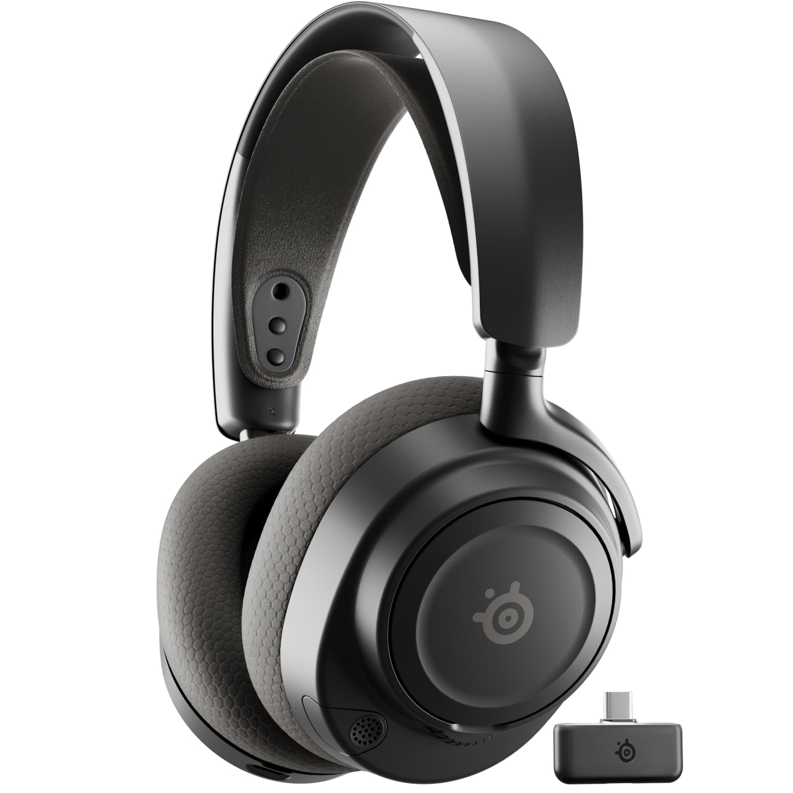 SteelSeries Arctis Nova 7 Wireless Gen 2 Cross-Platform Gaming Headset -Real Time App Control -50+ Hours -Neodymium Magnetic Controllers -2.4 GHz and Bluetooth -PC,PS5,Switch1/2