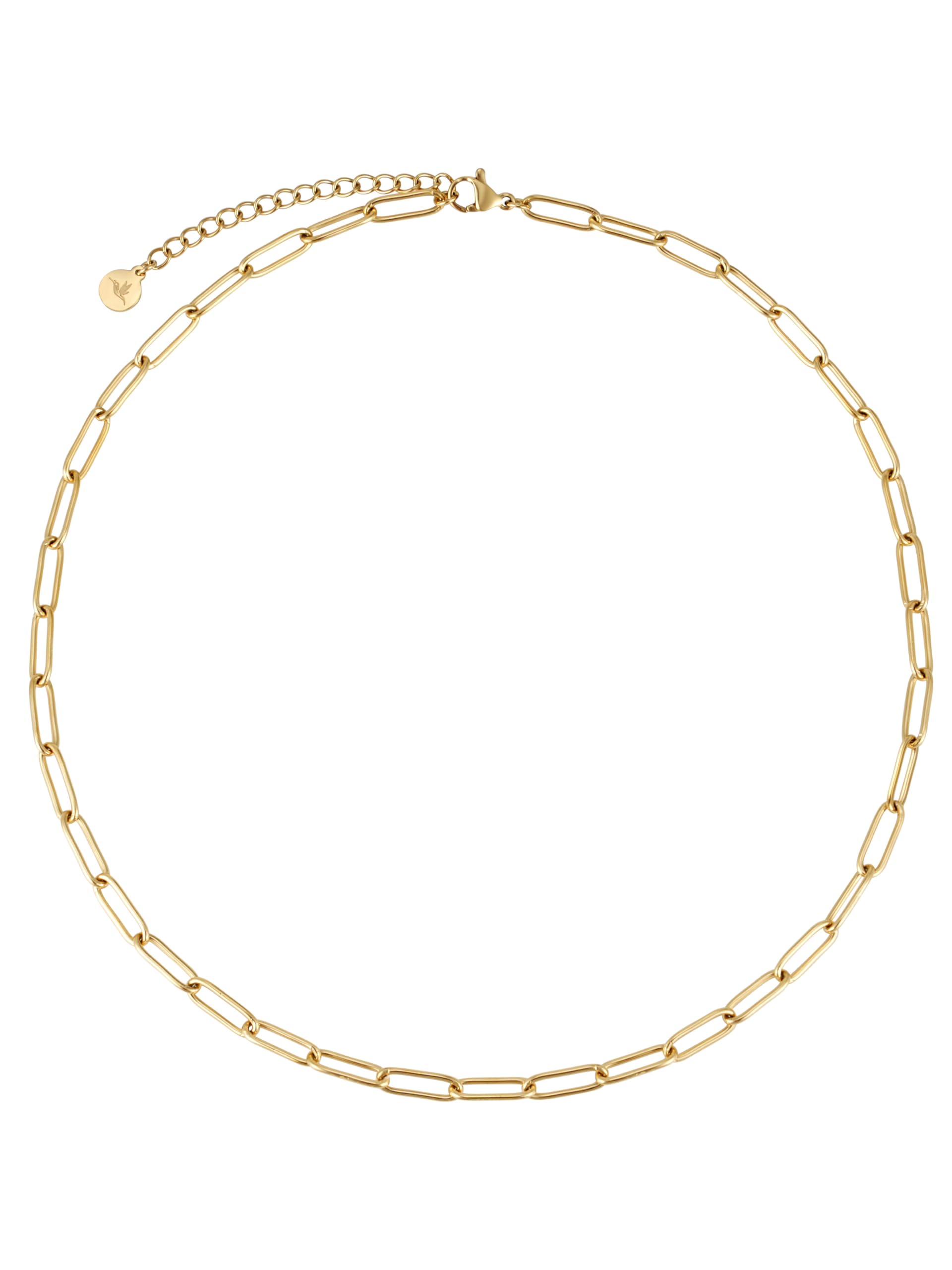 BONNYBIRD® Wasserfeste Edelstahl Gliederkette Damen in Silber, Gold & Roségold, 100% Wasserfest & Hautverträglich BonnyLink