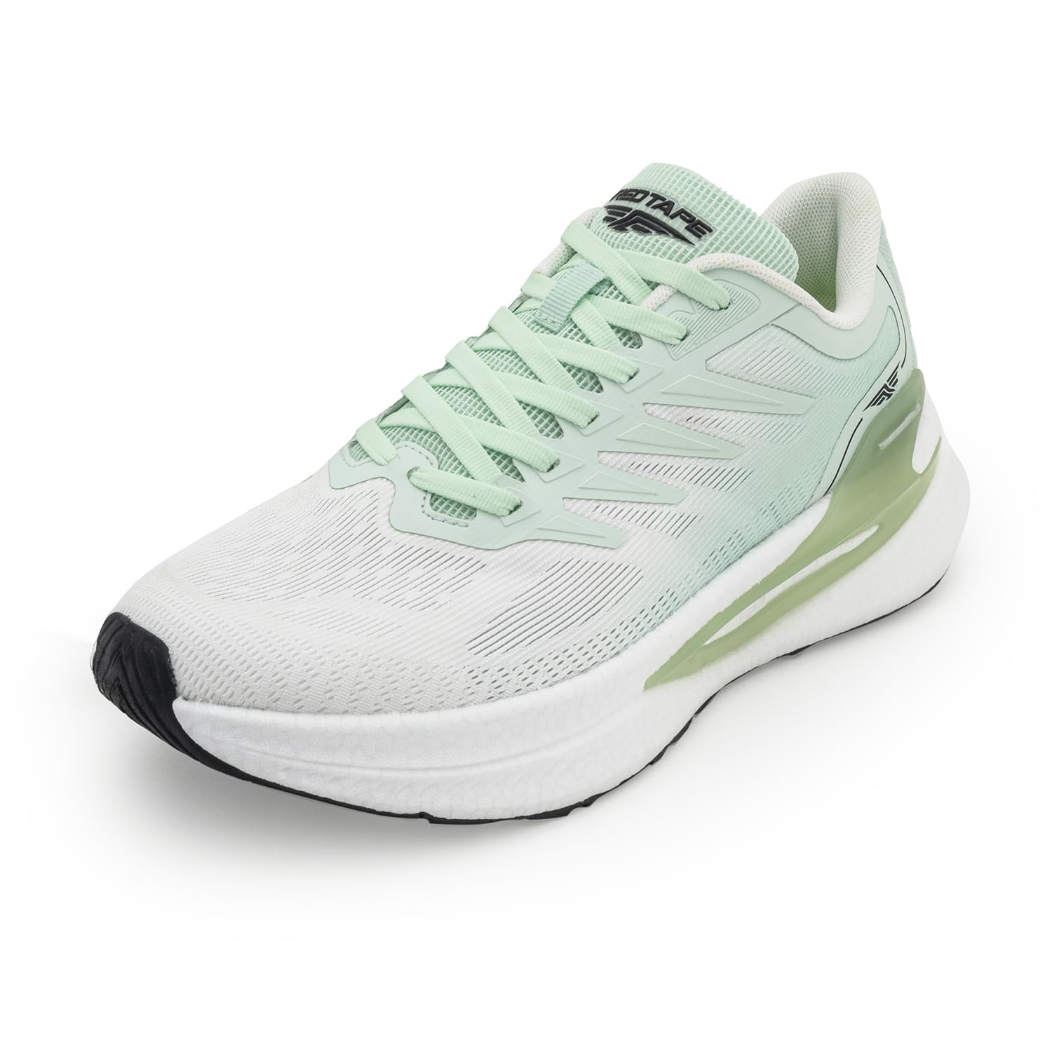 Red Tape Men's Sneakers White Green Printing Round Toe Lace-Up-image-37