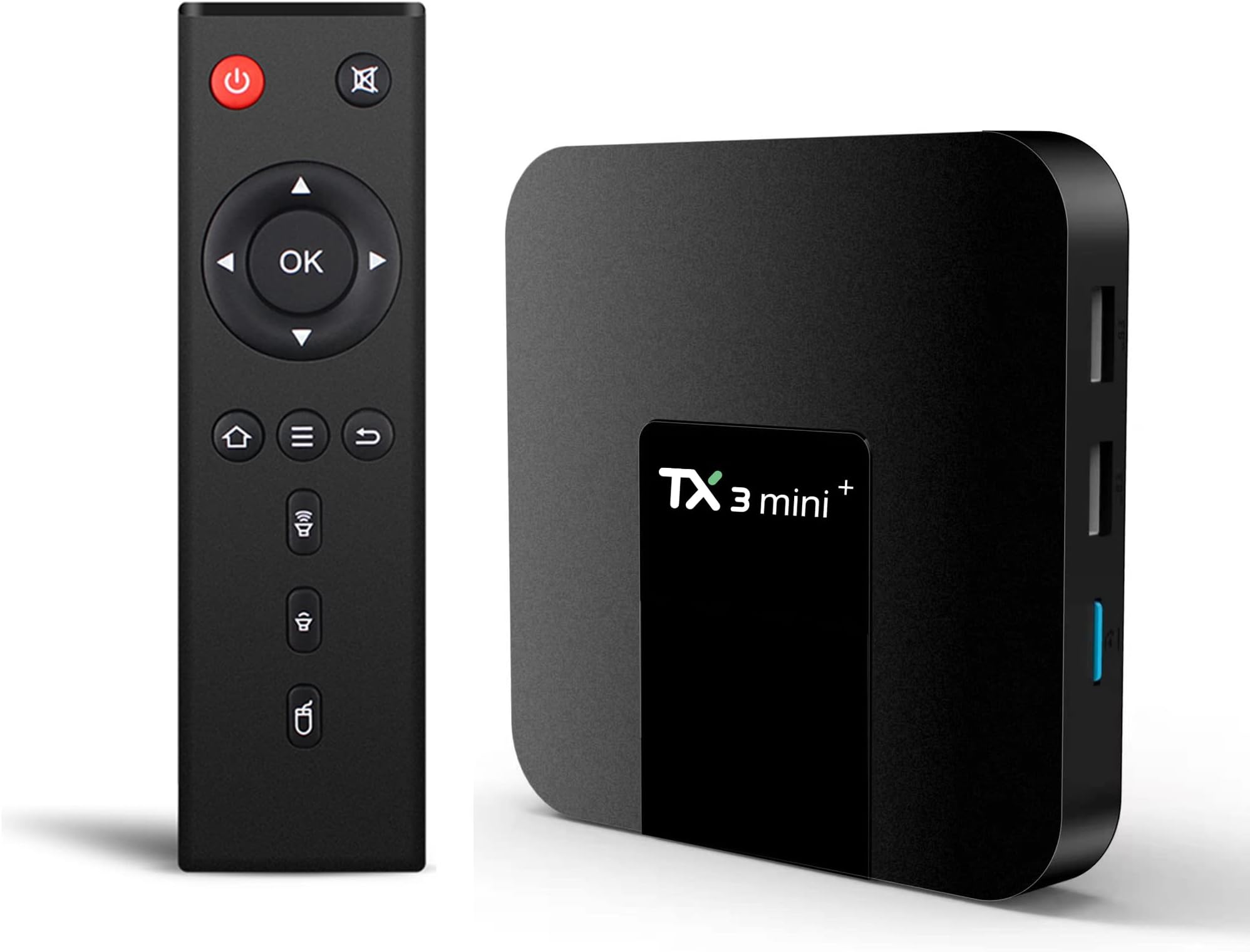 TX3 Mini+ Smart Android TV Box Android 11 2GB RAM/16GB ROM Amlogic S905W2 Quad Core 64 Bits 2.4G/5G WiFi 4K - Model No.: TX3mini+ 2GB 16GB