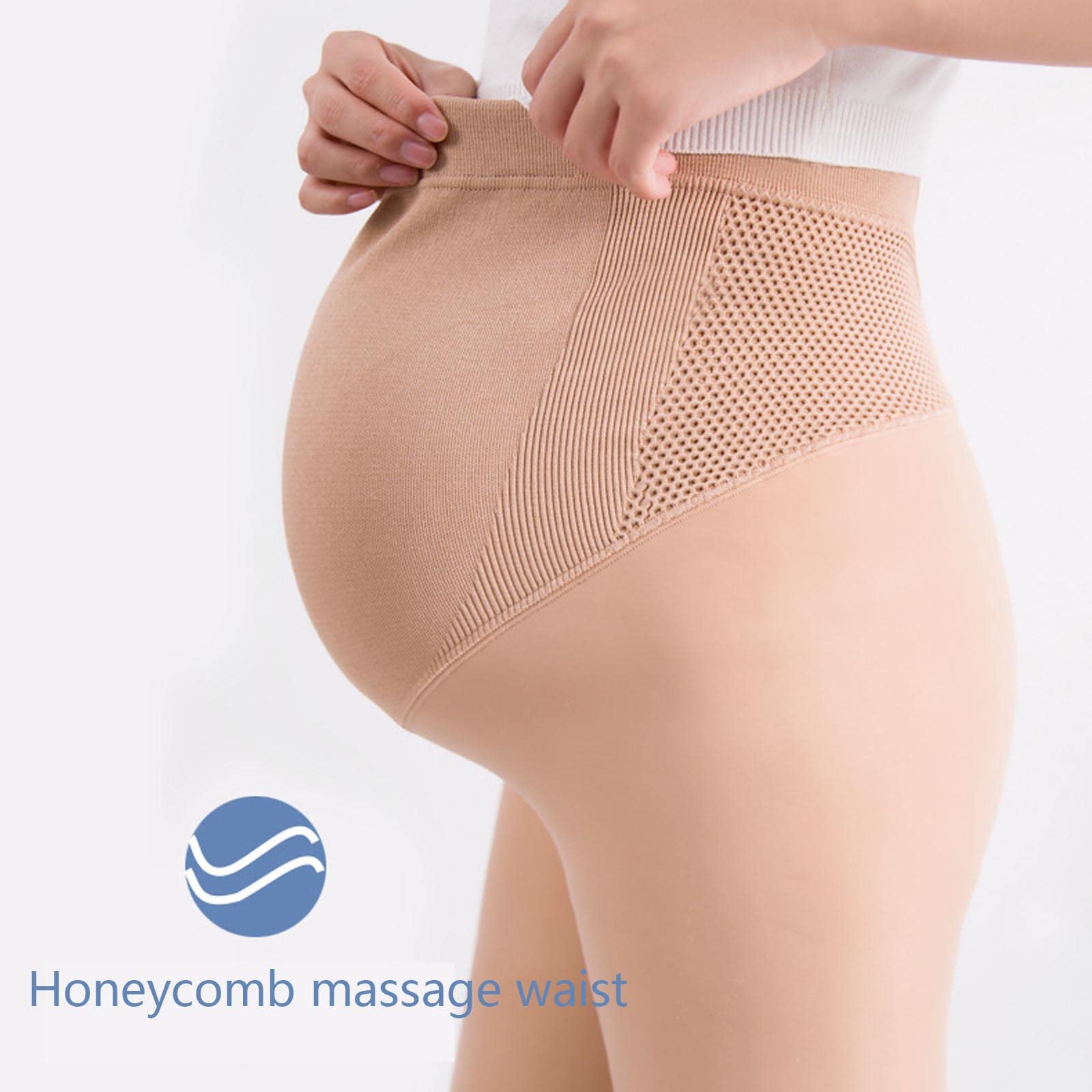 Wygodne legginsy ciążowe ​ do noszenia na co dzień damskie legginsy ciążowe ​ moda ciążowa 450 g