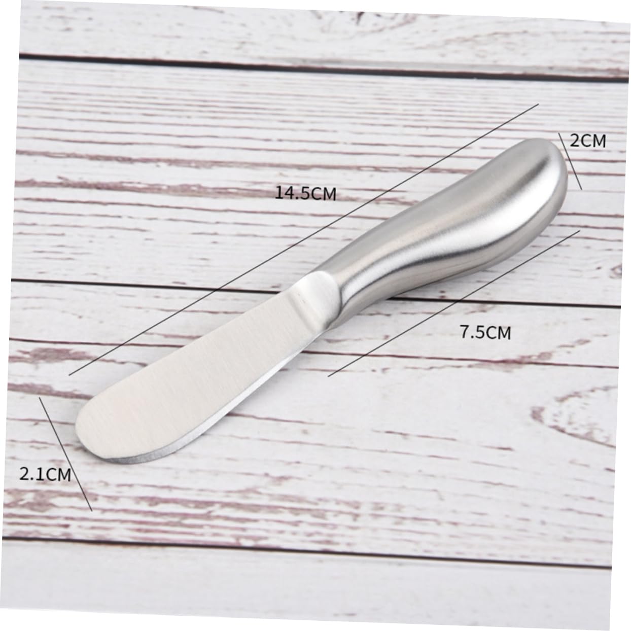 CONGARTENO Cream Knife Stainless Steel Butter Spatula Multi-use for Cheese Icing for Baking