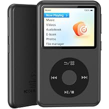 Innioasis 64GB Mp3 Player with Bluetooth, Lossless DSD DAC FLAC Support, Y2 Classic Dedicated Music Player with Playlists, Nostalgia Design, Supports up to 2TB Black