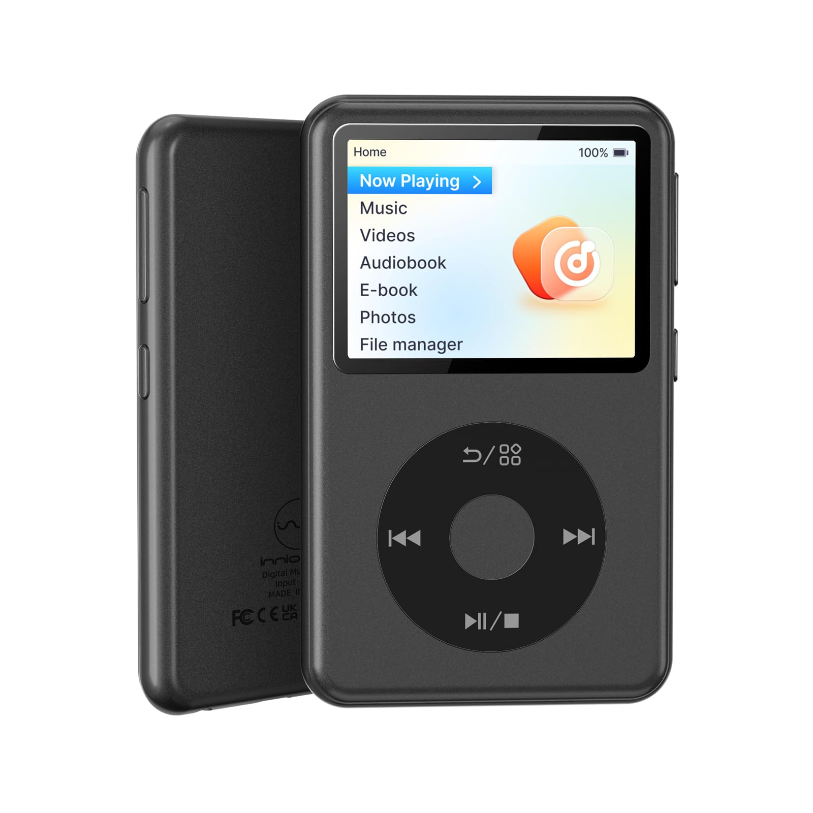 Innioasis Y2 Mp3 Player with Bluetooth, Lossless DSD DAC FLAC Support, Portable 8GB Classic Dedicated Audio Music Player with Playlists, Supports up to 2TB Black-image-40