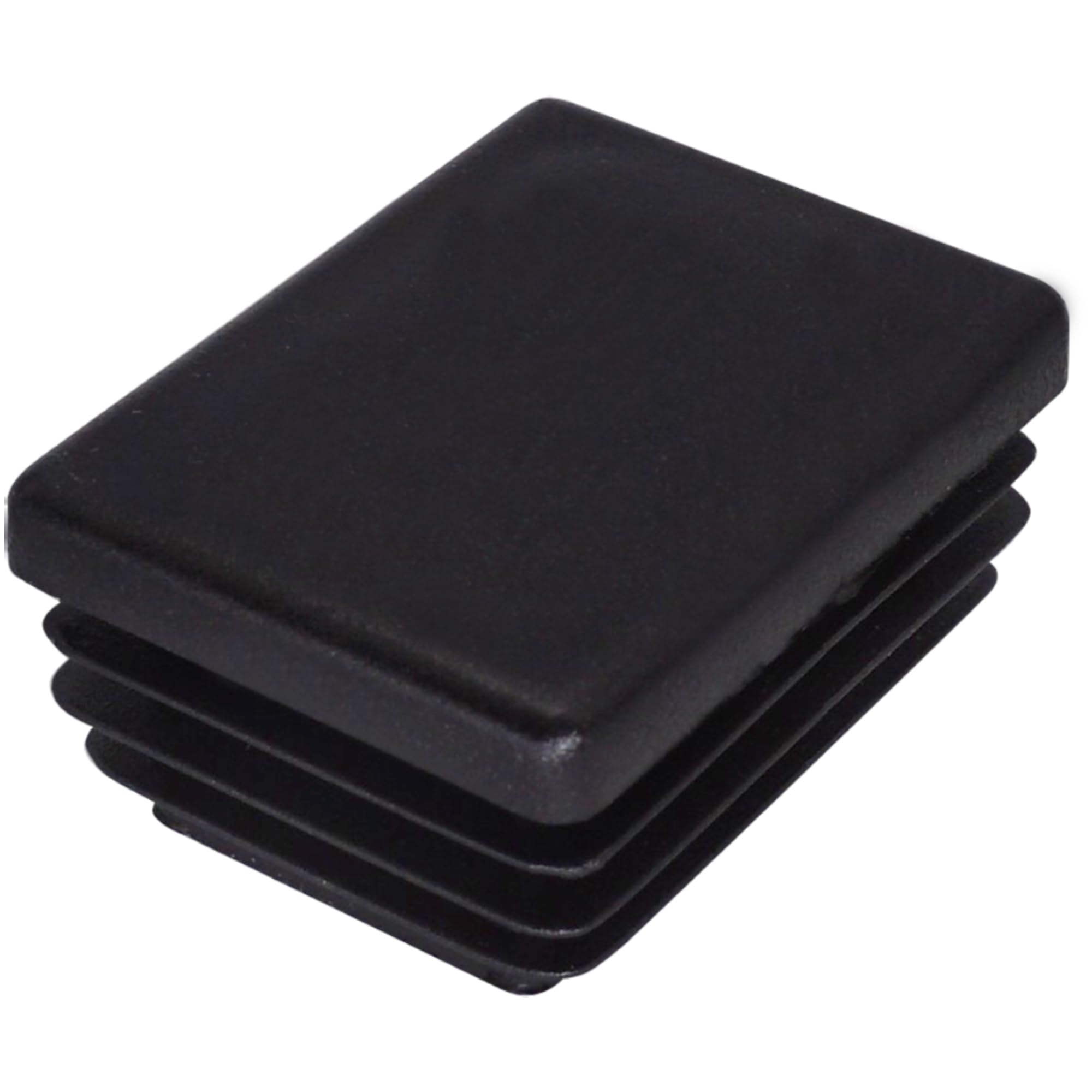 SKIR'CO (20 pcs) Rectangular Plastic Plugs 30 x 40 mm, Mat Tube End Caps, Rectangle Tube Inserts, Fence Post Plugs, Black RAL 9005 โ image 1