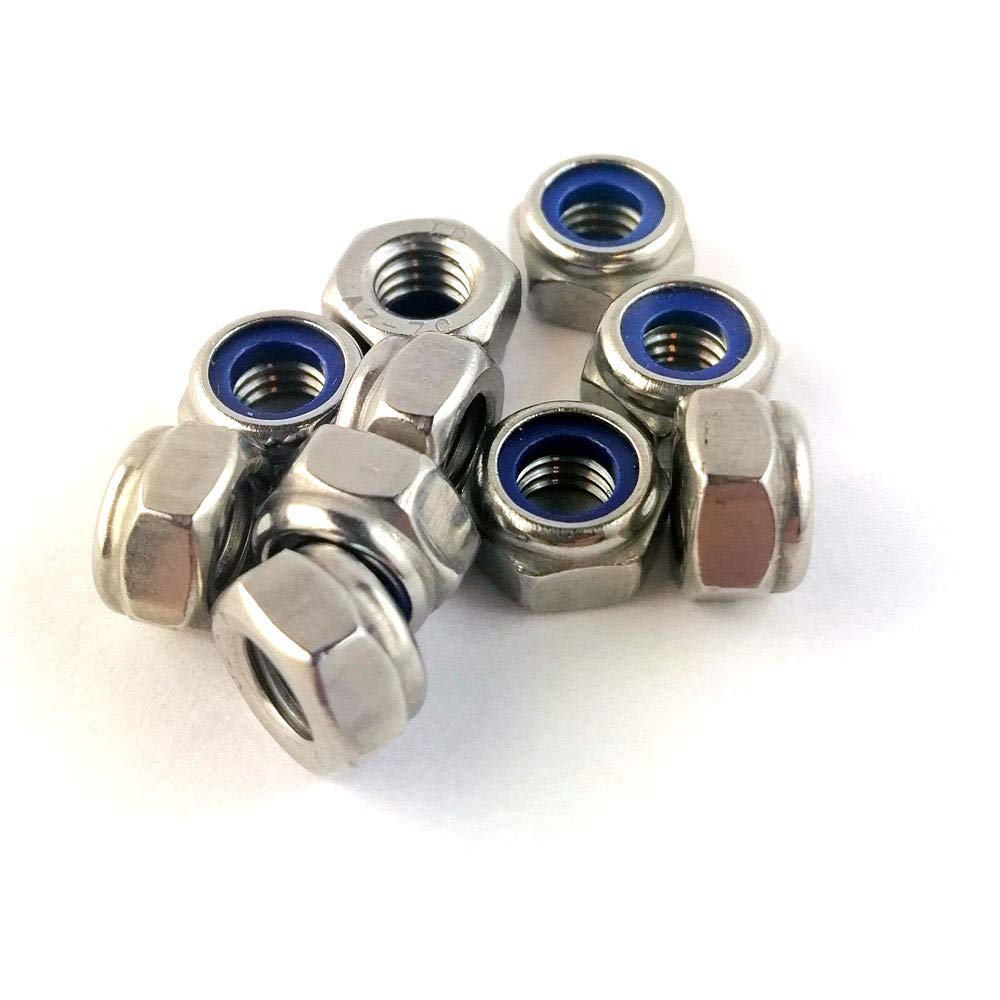 Tuercas Hexagonales Autoblocante Acero Inoxidable DIN 985 (M20) x50
