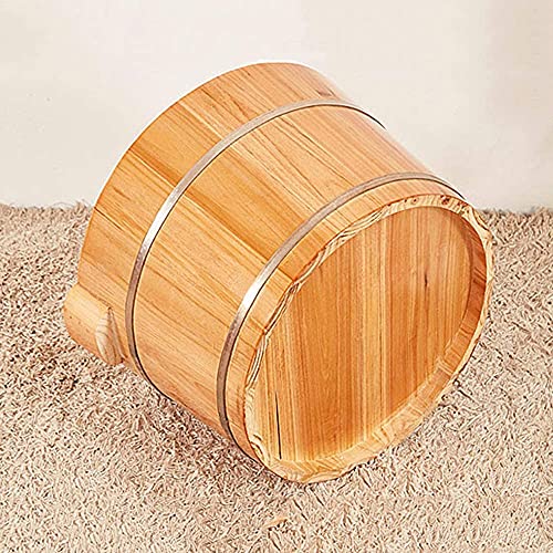 Spa de pies de madera de abeto portátil 40 cm miniatura 5