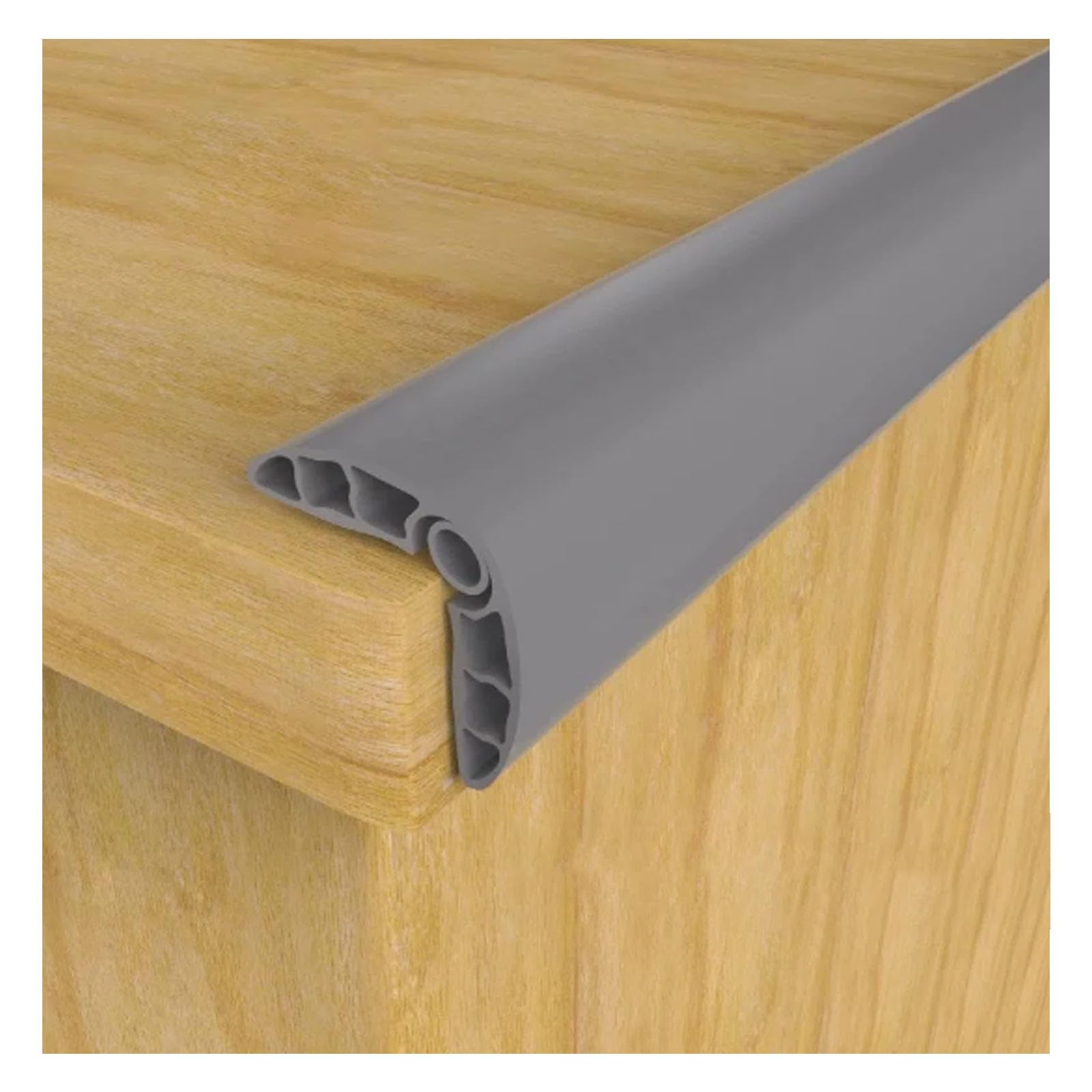 YPIOUREN Foam Edge Protector, Corner Guards, Anti Collision Strip for Furniture Bed Cabinets Stair(Gray,150cm (59in))