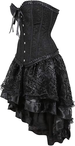 Miniatura 4 de Disfraz de cosplay punk de malla para mujer, corsé gótico, faja moldeadora, sexy, disponible en tallas grandes