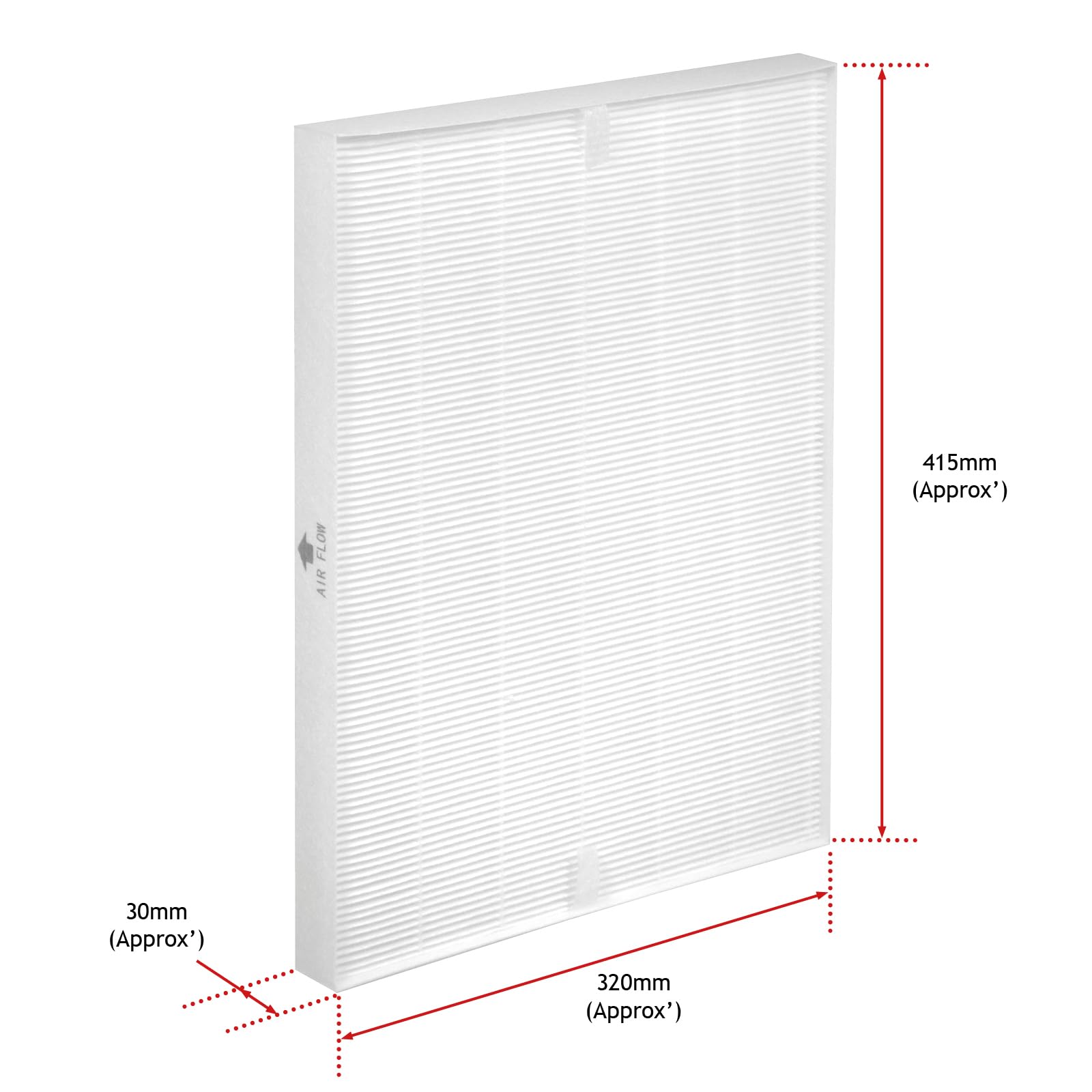 SPARES2GO Filtro HEPA a carbone compatibile con WINIX PlasmaWave 5300 6300 5300-2 6300-2 P300 C535 Deumidificatore purificatore d'aria x 2