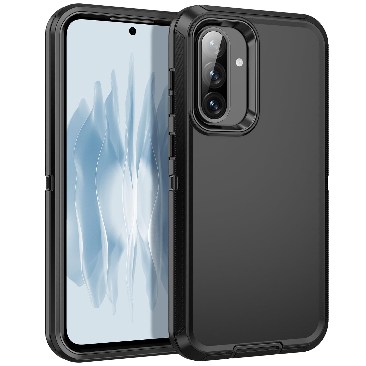 Regsun for Samsung Galaxy A56 Case,Shockproof 3-Layer Full Body Protection[Without Screen Protector] Rugged Heavy Duty Hig...