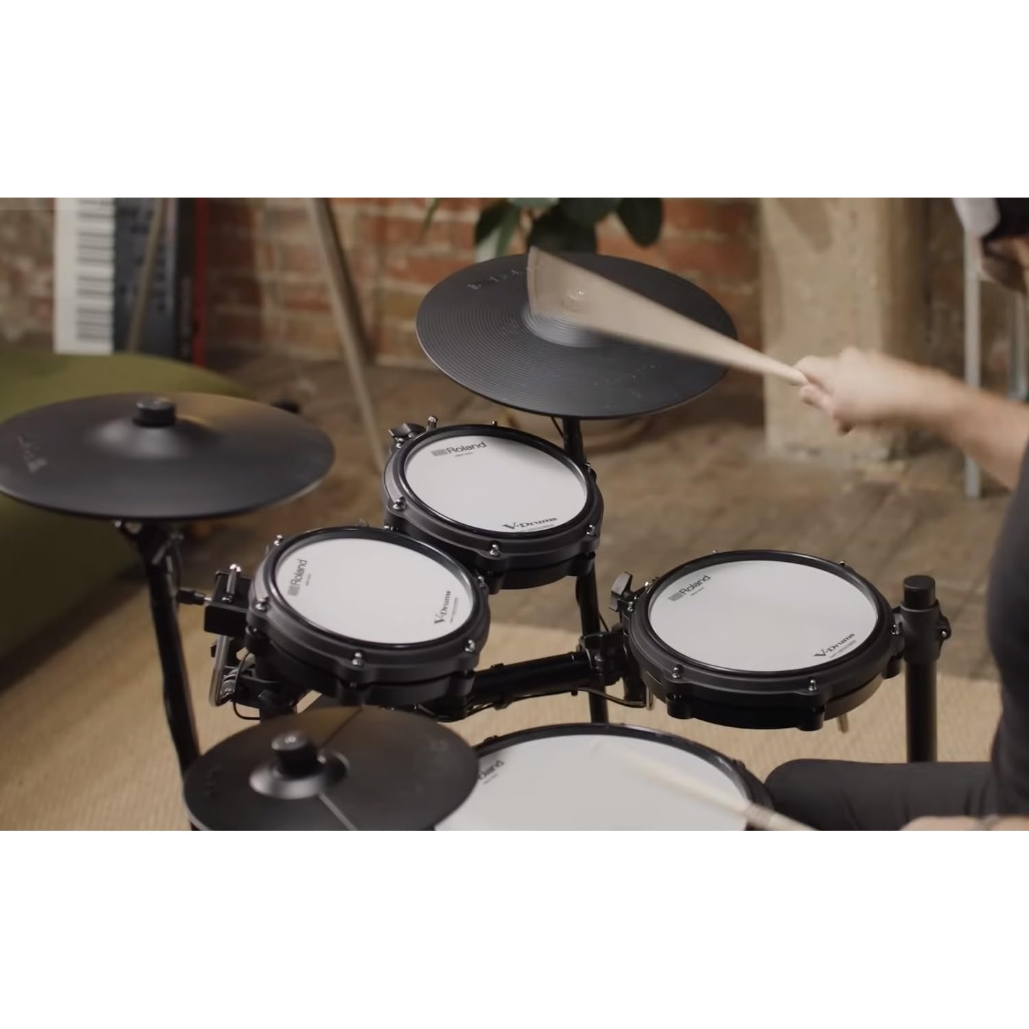 Roland TD313 E-Drum elektronisches Schlagzeug mit keepdrum Zubehör-Set