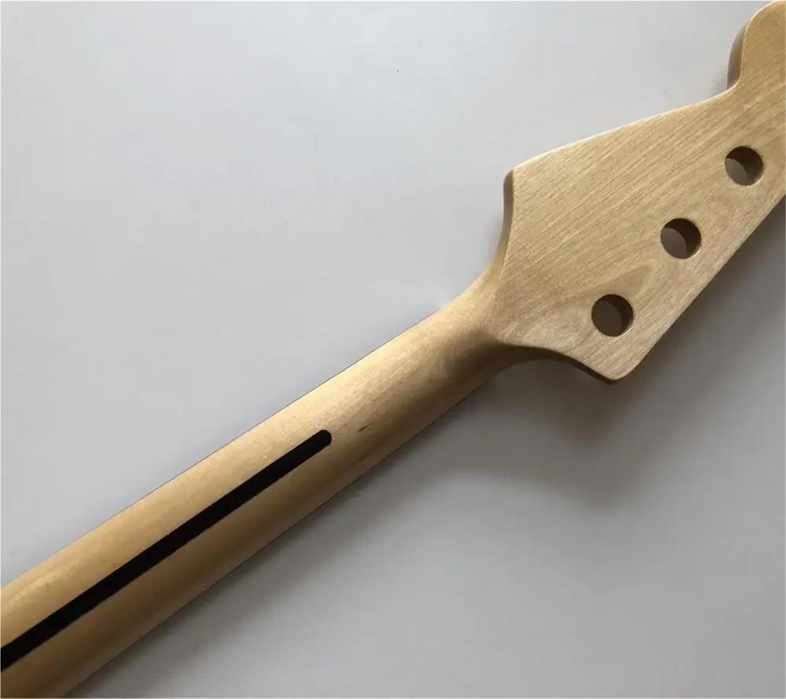 Ricambio Per Manico Per Chitarra Chitarra Elettrica A 4 Corde Manico Basso 20 Tasti Tastiera In Acero Blocco Intarsiato Capotasto Da 38 Mm