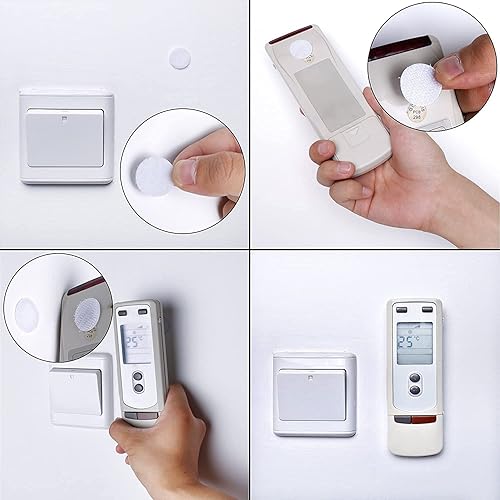 Miniatura 5 de JANYUN 2016pcs 25" 0.394 in puntos autoadhesivos de diámetro de cinta adhesiva puntos traseros gancho y bucle con pegamento adhesivo puntos cintas