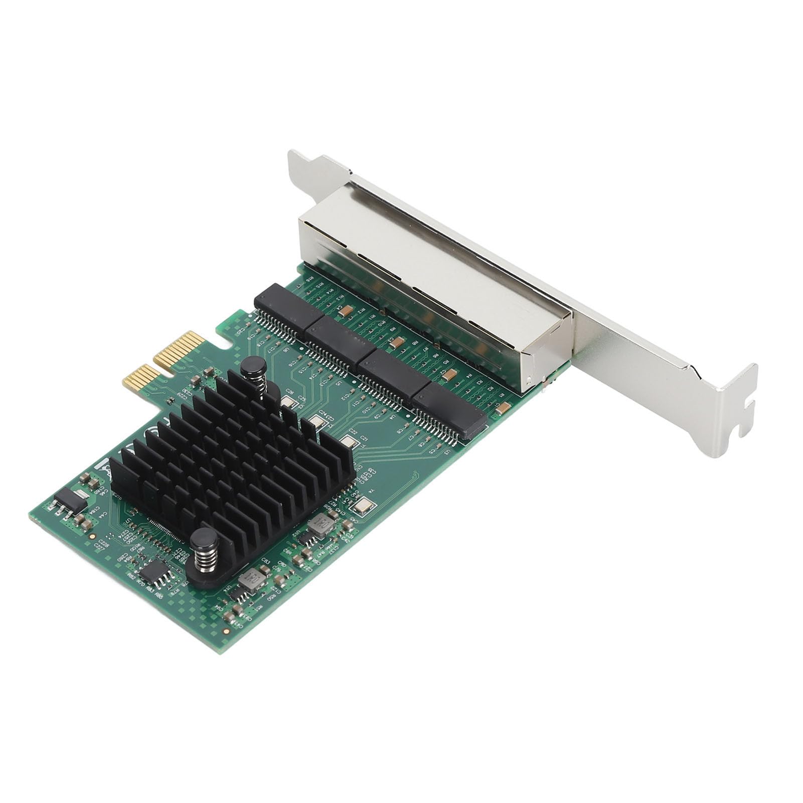 SIXRUN Scheda di Rete PCIe X1 4 Porte RJ45, Gigabit