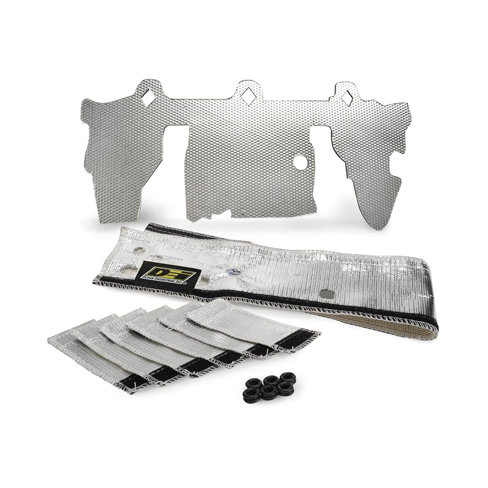 Design EngineeringFuel Rail & Injector Cover Kit for Jeep (1997-2004, 4.0L Engine) - Our Accessories Reduce Vapor Lock & Keep Fuel Injectors & Rails Cooler