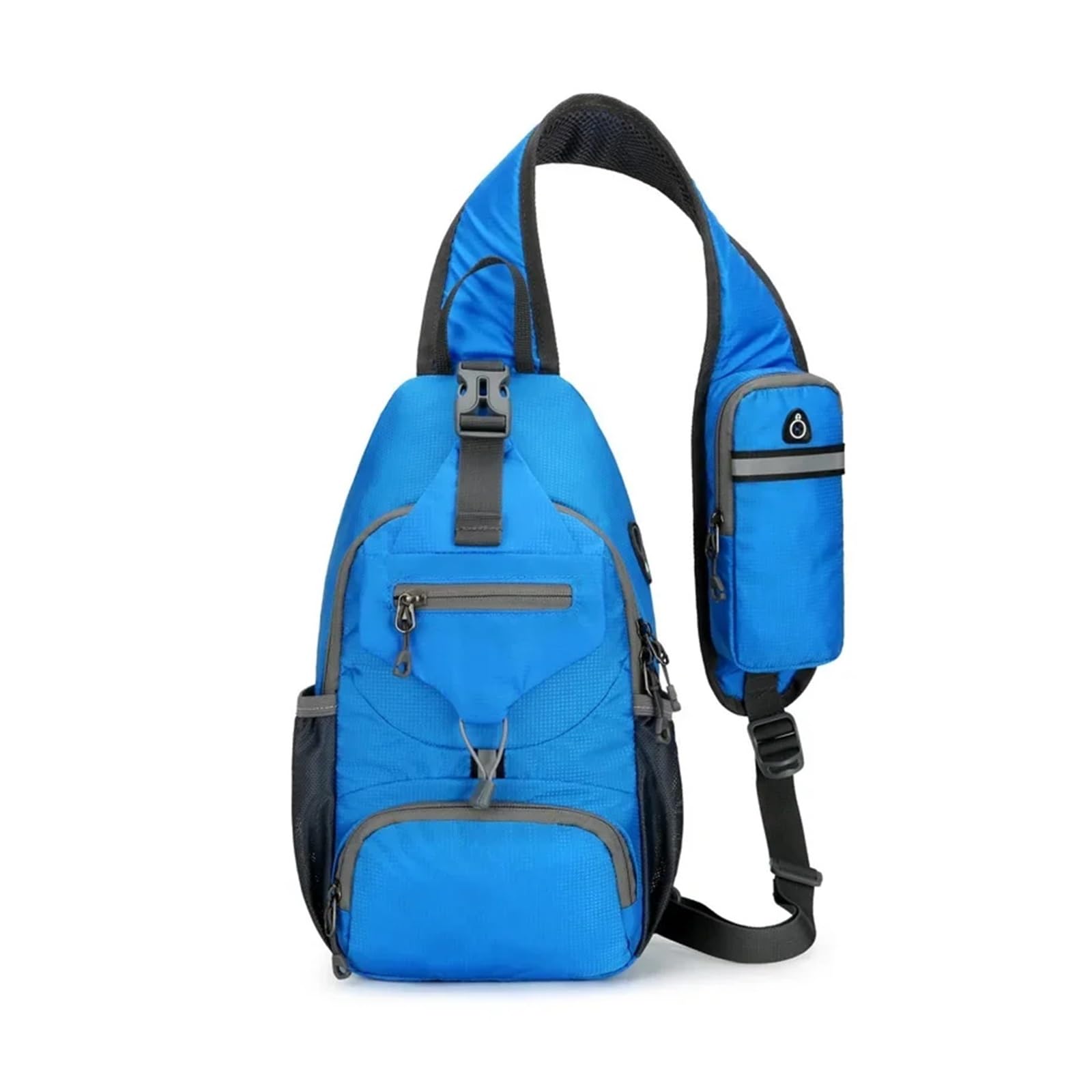 AMEEDA Running Bag Waterproof Shoulder Backpack Sling Chest Crossbody Bag Cover Pack Bicycle Sport Weekender Bag(Blue)