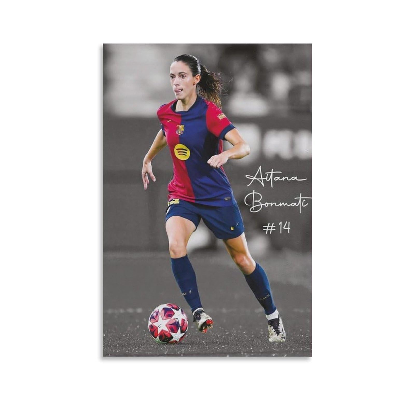 FCOIN Aitana Bonmati Canvas Poster Artworks Picture Print Poster Wall Art Painting Canvas Decor Home Posters 08x12inch(20x30cm)