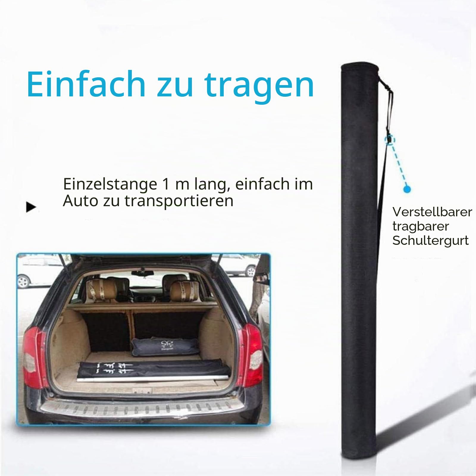 Teleskop Waschbürste 8 Meter ausziehbar Teleskopstange Fensterreinigung aus Aluminium zur Reinigung von Solaranlage Terrassendach Wintergarten Reinigungsset PV Anlage Reinigung