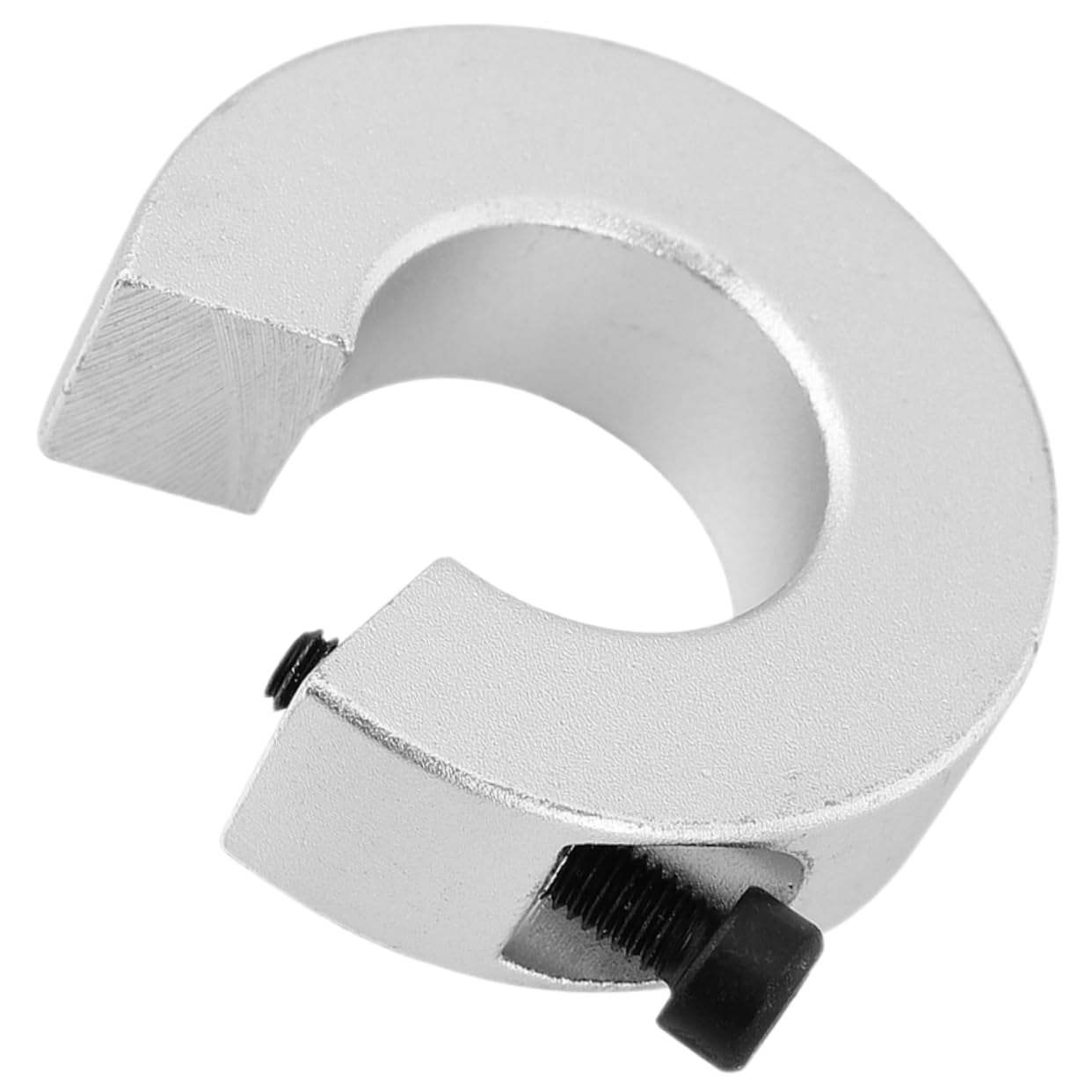 NAMOARLY Rail Stop Ring Wire Track Sbr Rail Stop Collar Collision Block Drill Bit Stop Linear Rail Stop Collars Ring Stop Collar Sbr Linear Rail Stop Collar Wheel Stop Silver Aluminum Alloy