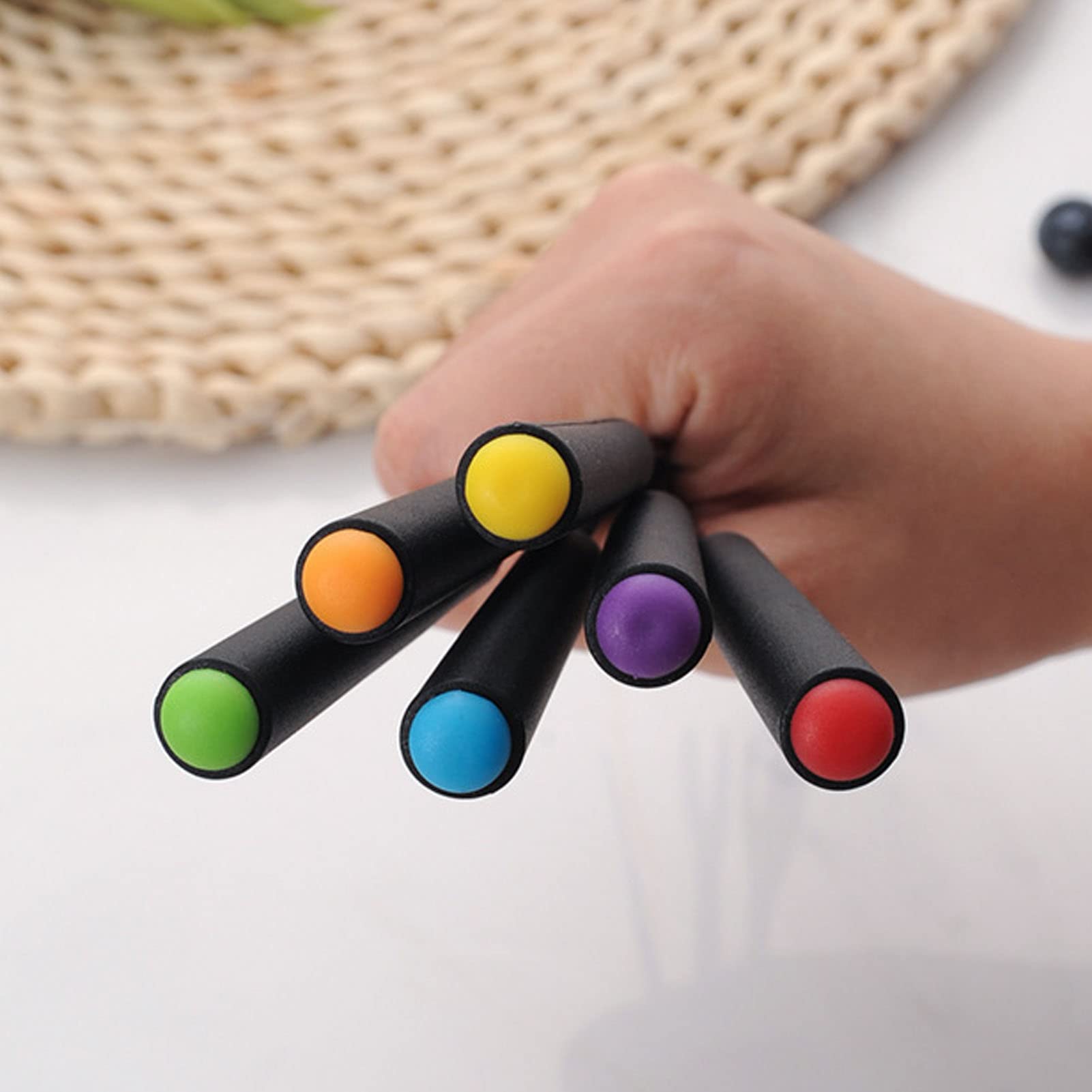 Stainless Steel Fondue Forks Set Easy To Hold Long Forks for Cheese Chocolate Cake 6 Pcs Must Have Tableware