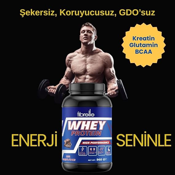 Fibrelle Whey Protein Çikolata 960 g