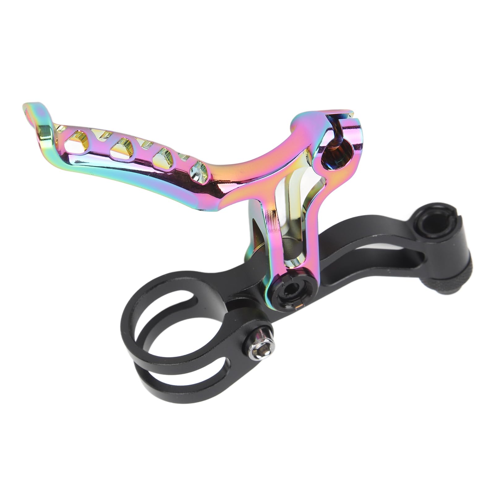 Leva del freno della bicicletta Lega di alluminio Maniglia del freno a V Leggera Resistente Risposta rapida per Mountain Bike Bici da strada Manubrio da 22,2 mm Confezione