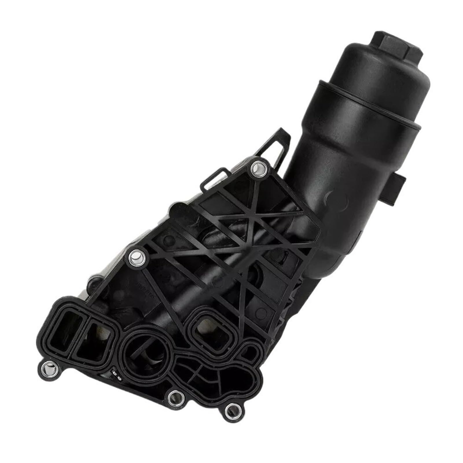 Chłodnica oleju samochodowego Pasuje do Bmw 2015-2020 F38 F48 I12 I15 i8 X1 X2 aluminiowa chłodnica oleju silnikowego obudowa filtra 11428585235 Płyta chłodząca