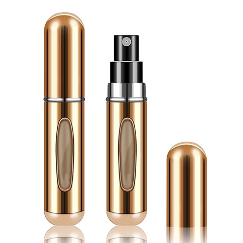 Miniatura 1 de 2 botellas de atomizador de perfume recargables, mini botella de perfume separada portátil, dispensadores de cajas de aerosol de viajes y salidas,