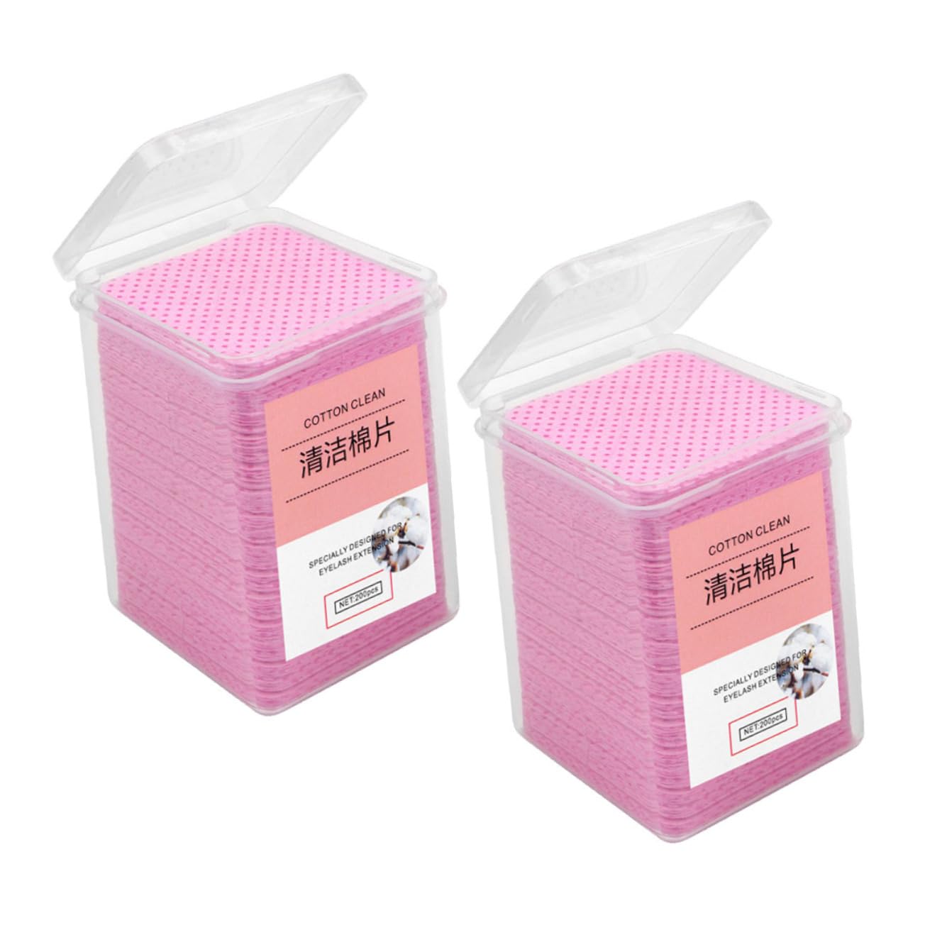 Baluue 400pcs Lint Wipes Adhesive Wipes Lash Glue Removal Tool for Eyelash Tech