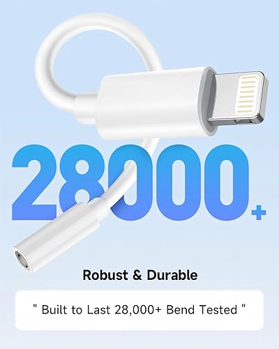 Miniatura 6 de [Apple MFi Certified] 2 Pack Lightning to 3.5 mm Headphone Jack Adapter, iPhone Aux Adapter Converter Dongle Audio Cable Compatible with iPhone 14