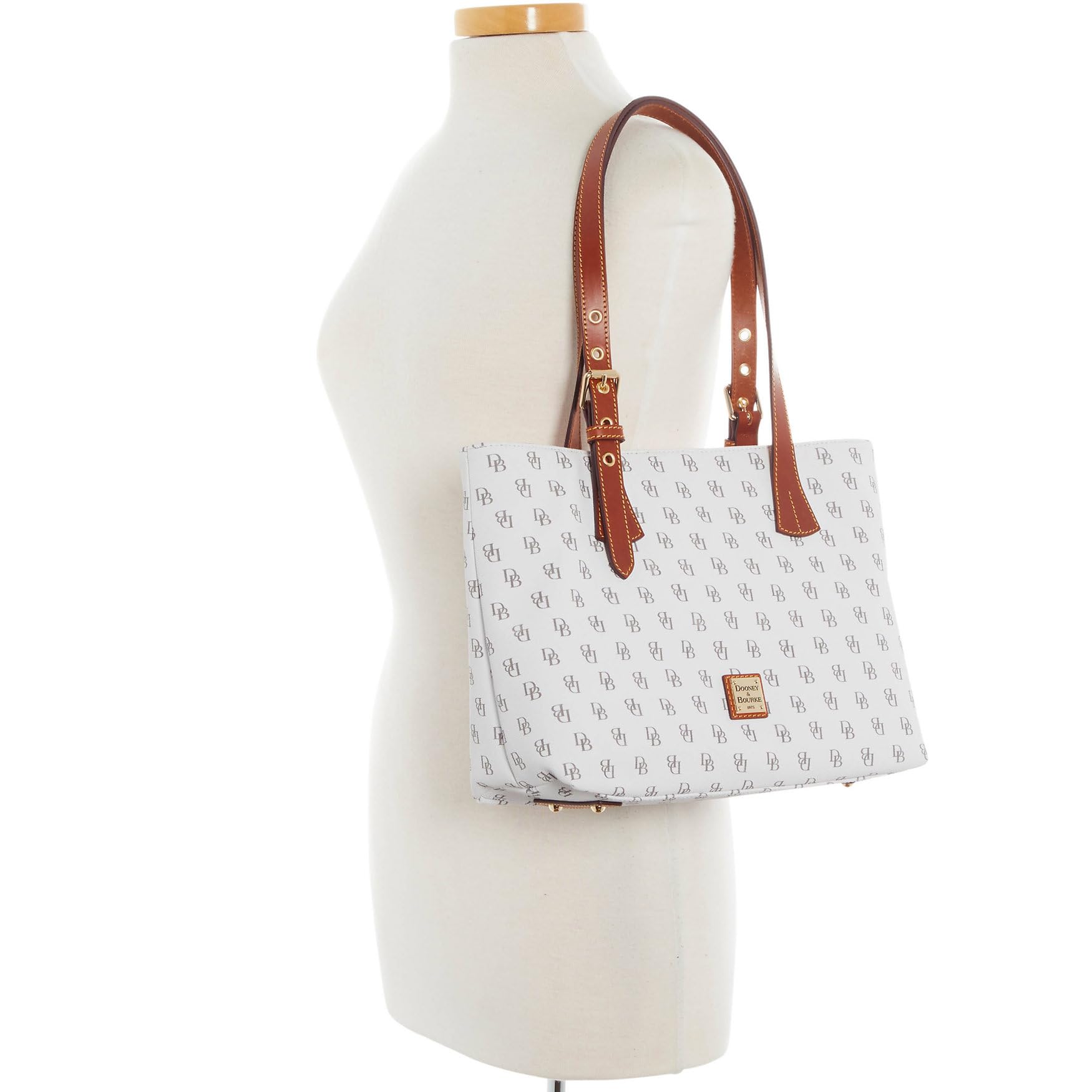 Dooney & Bourke Handbags for Women, Gretta Hanna Small Tote Bag with Zipper Compartment