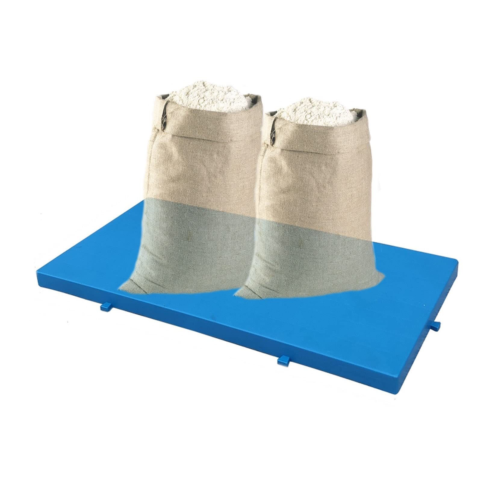 Kanduo Pallet di plastica Pallet in plastica Impermeabili for Lo stoccaggio in Cantina, divisori for Merci a Prova di umidità, Pallet Piatti robusti for supermercati Pallet di Trasporto annidabili