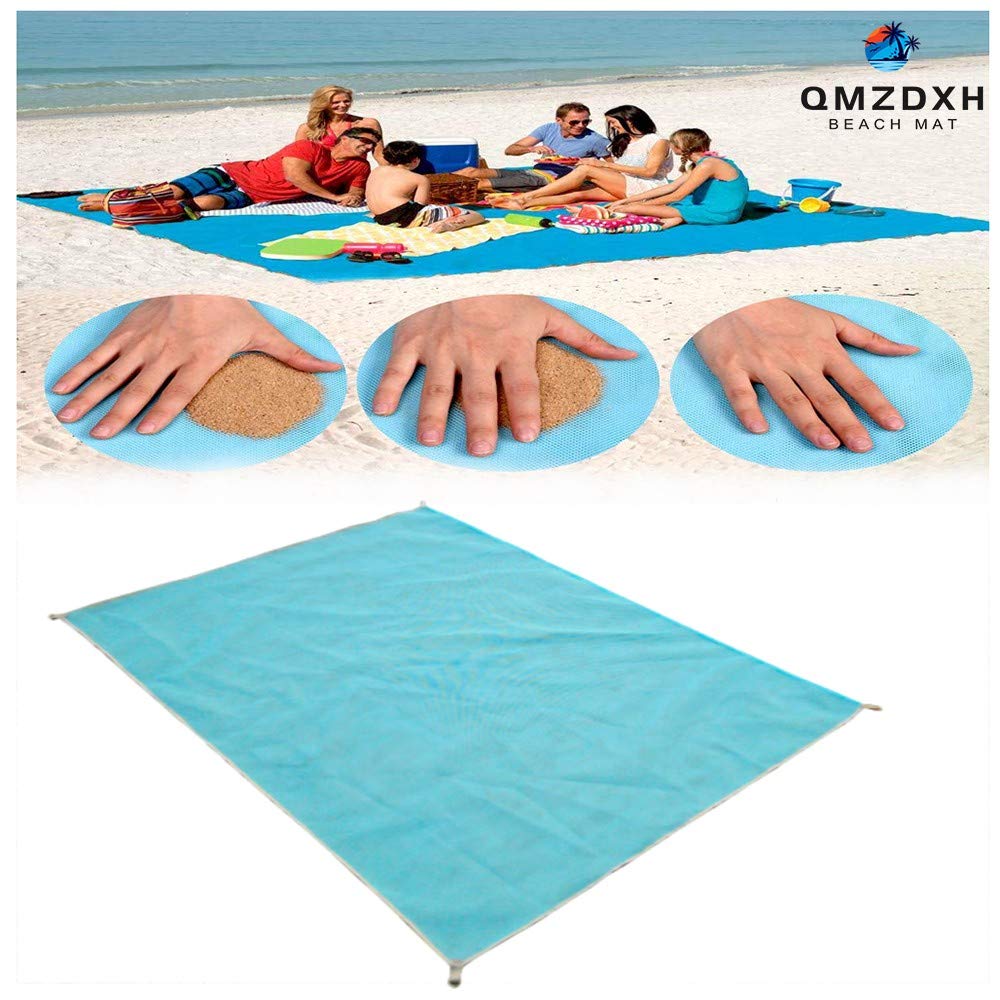 Beach Matt For Sand Sand Free Beach Blanket, Oversized Waterproof Sand ...