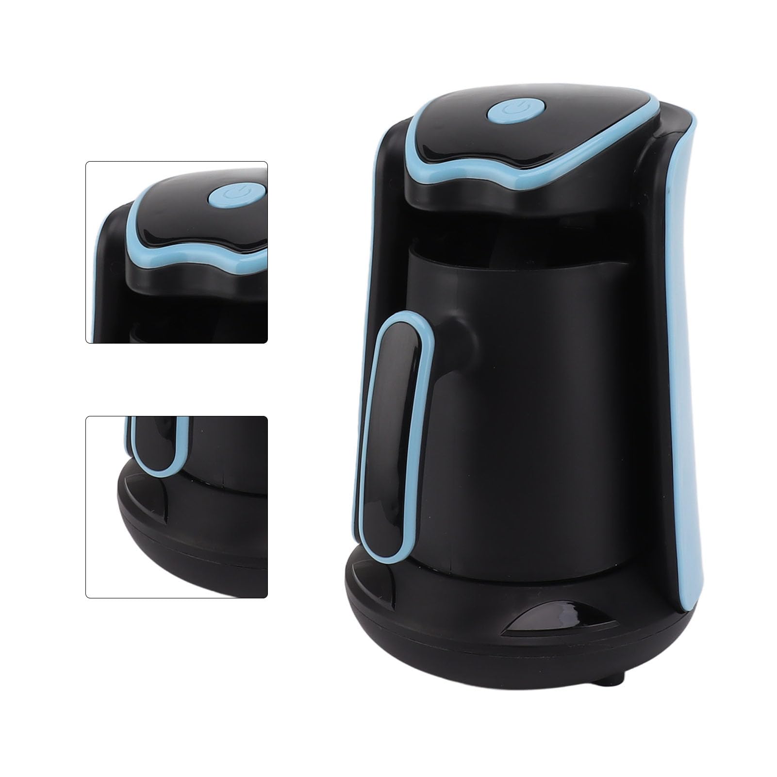 Ejoyous Machine à café Turque, 500 Ml de Kahve électrique Makinesi pour 4 Tasses de Cafetière à café Turc pour le thé Mocca, pour les Amoureux du Bureau de Voyage à Domicile