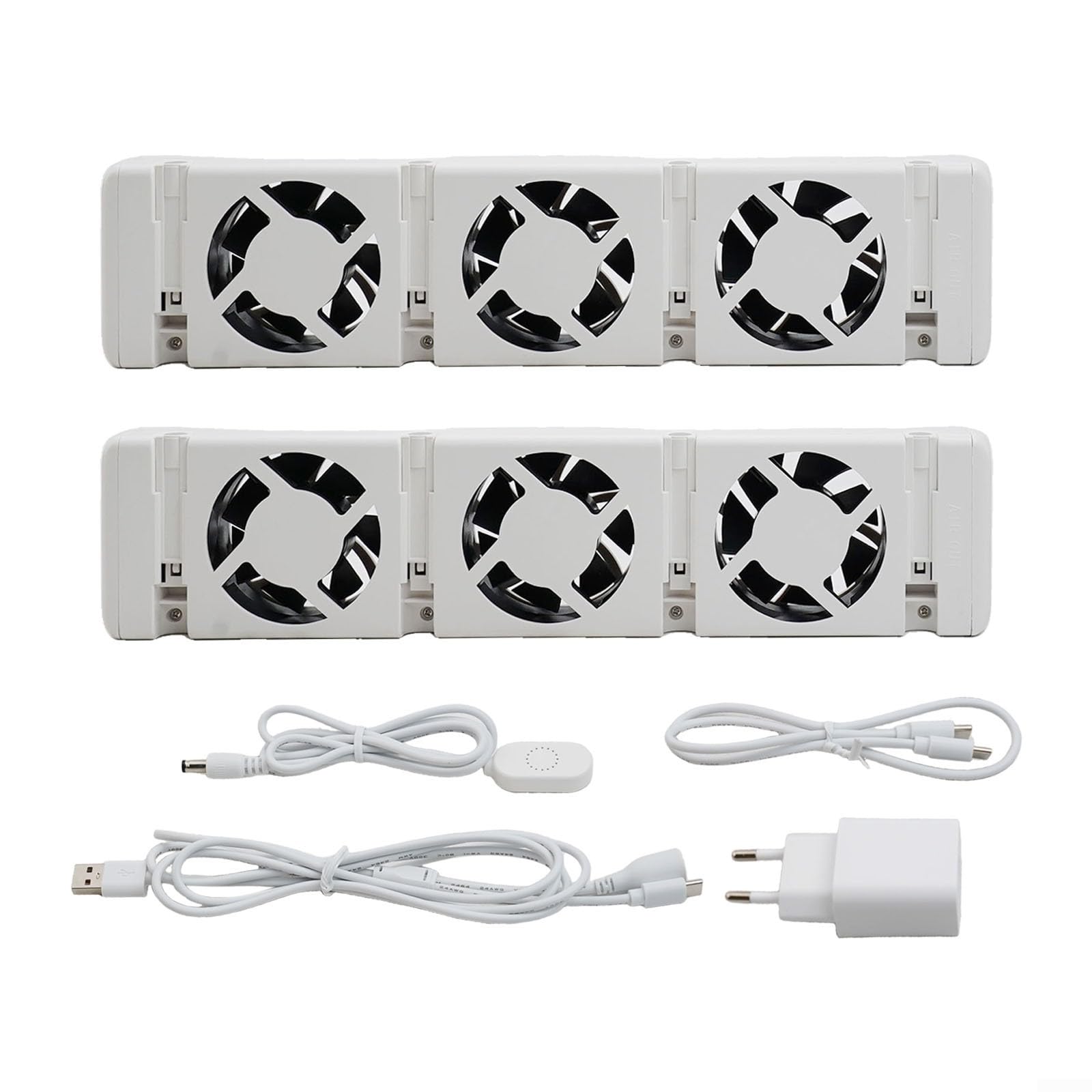 Set di ventole per radiatori magnetici, ventilatori per termosifoni, ventilatore a risparmio energetico, fino al 22% di risparmio energetico, a basso rumore, per radiatori e convettori a partire da