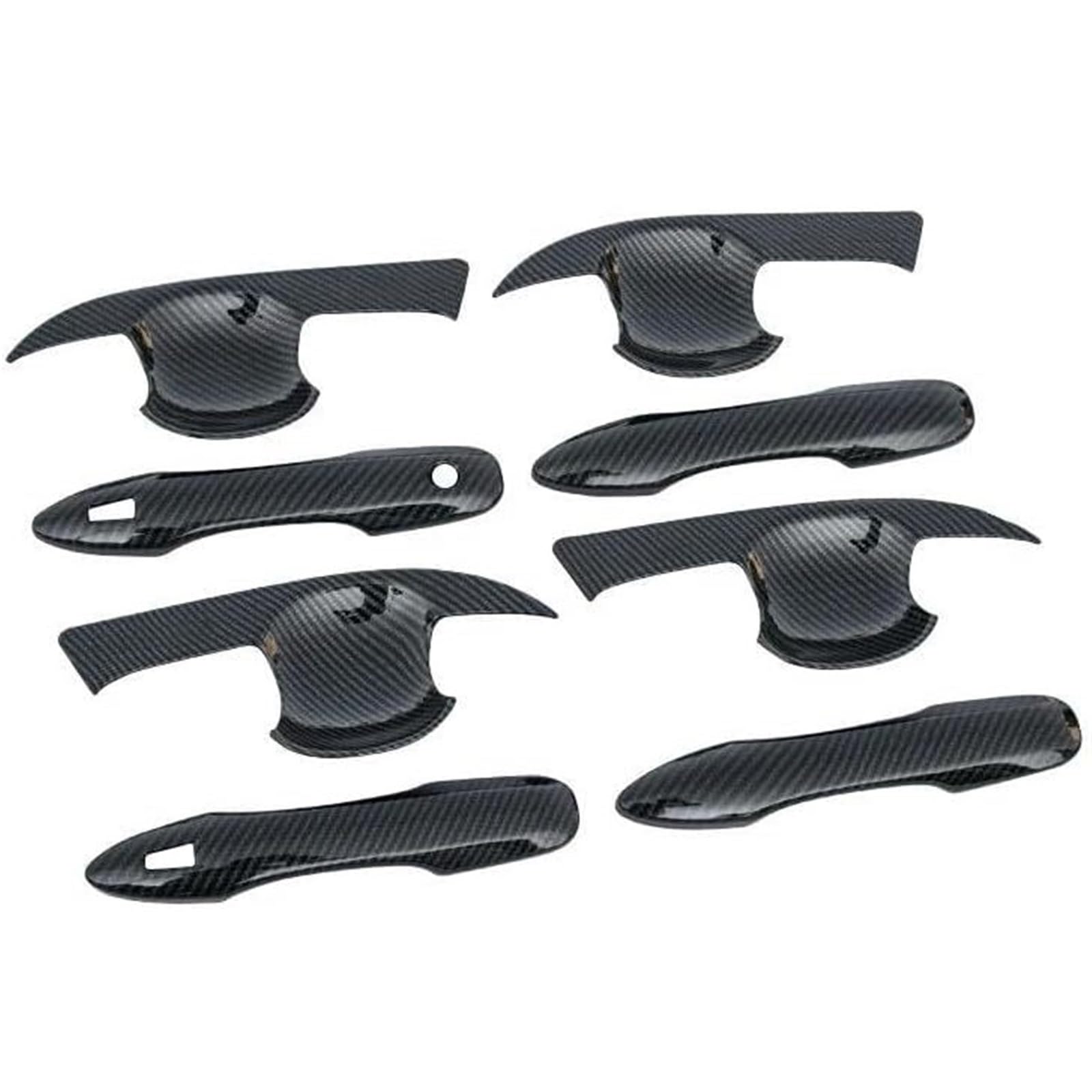 Glymzoi Car Exterior Door Handles Car Left Exterior Door Handle for Corolla E210 2019-2024 ABS Carbon Door Handle Bowl
