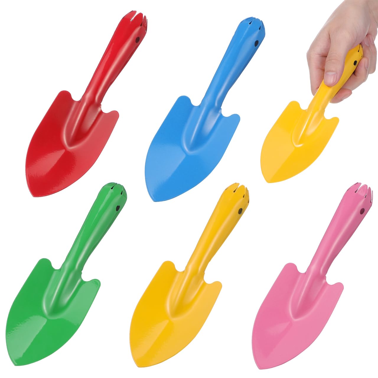 Amazon.co.jp: iplusmile 5pcs シャベル 園芸 ミニ シャベル 移植スコ