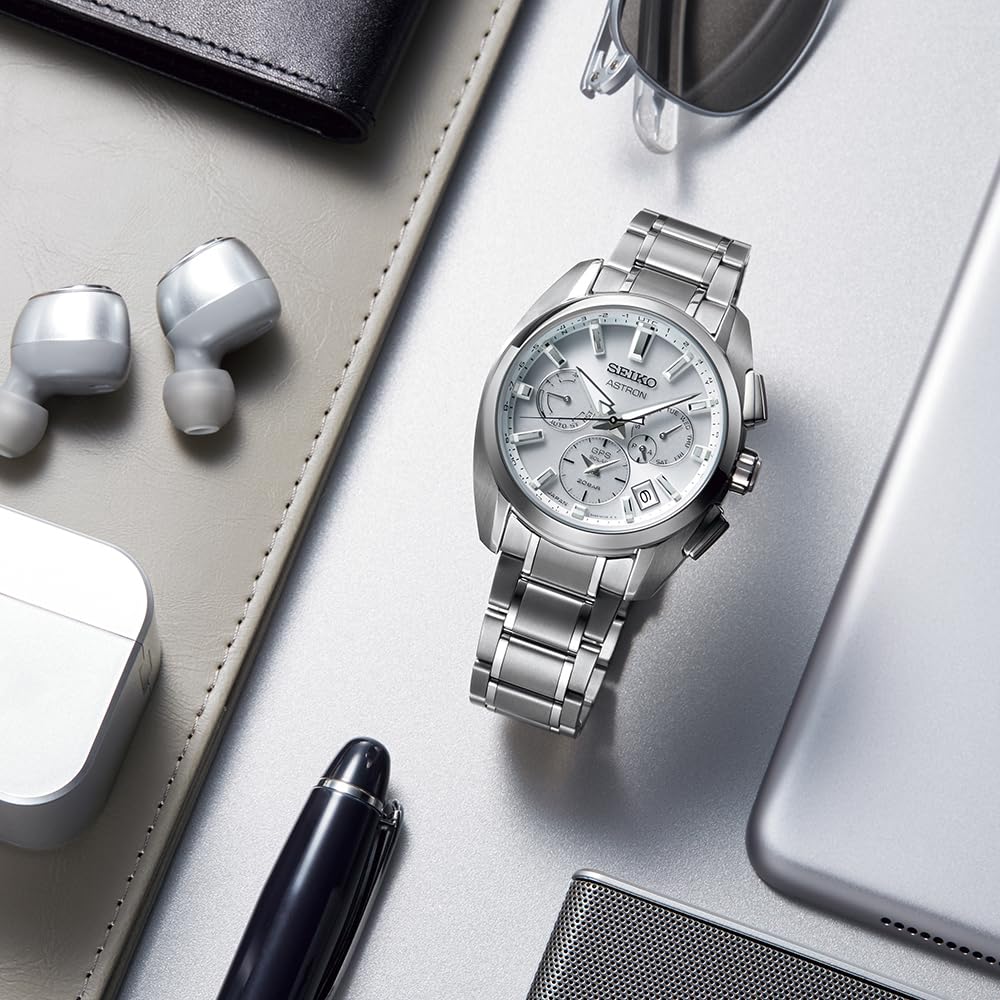 ASTRON GPS SBXC063 [세이코 시계] 시계 아스트론 (아스트론) 태양 위성 전파 티타늄 모델 월드 타임 기능-모바일 11번가