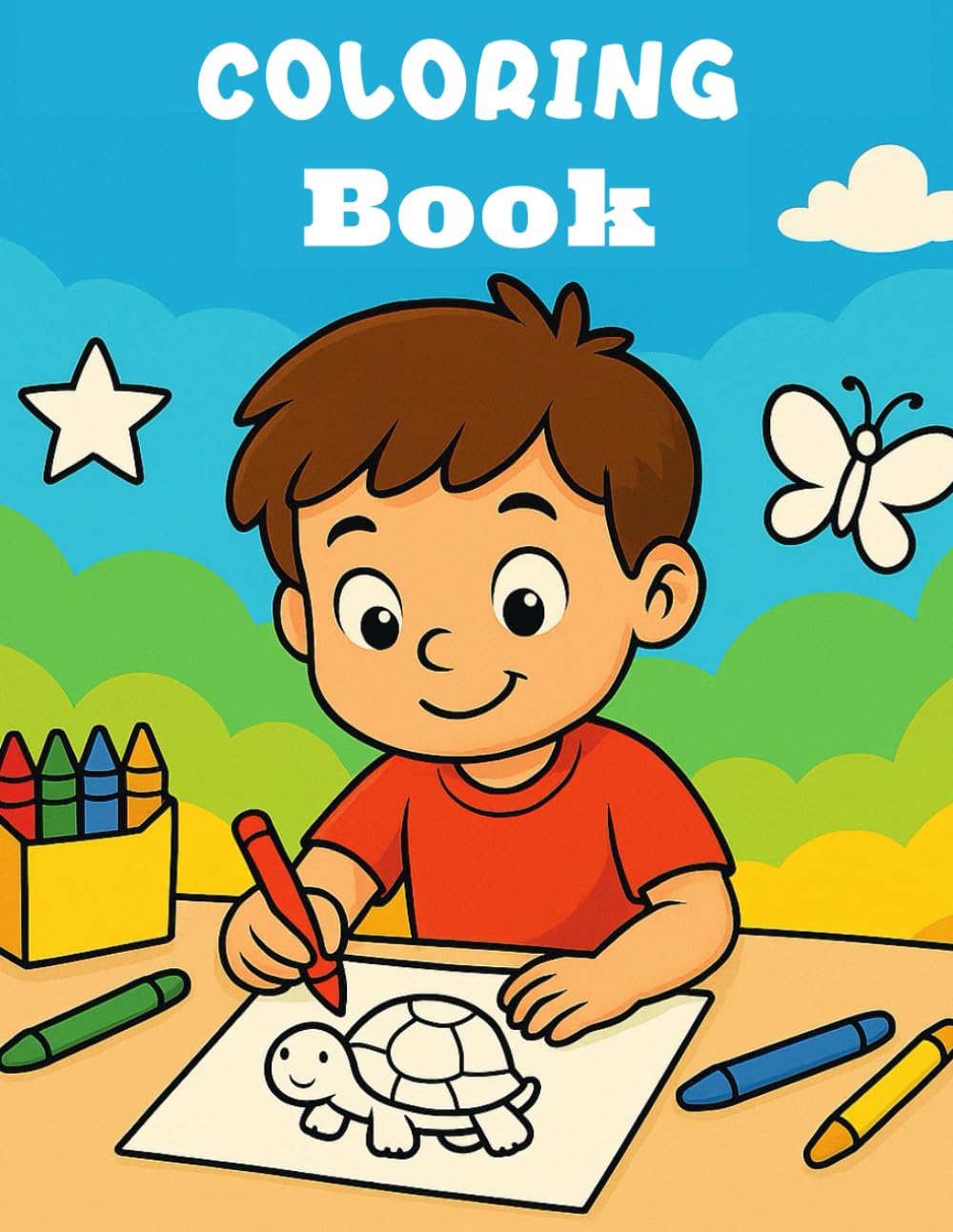 My first coloring book for kids - Funny & Learn
