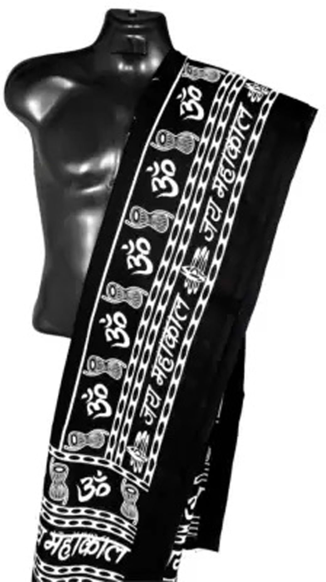 Printed Pure Cotton Men & Women Fancy Scarf, Scarf, Stole, Faux Turtleneck Neck Cover ()_BZ_BLACK-WHITE-0232-image-41